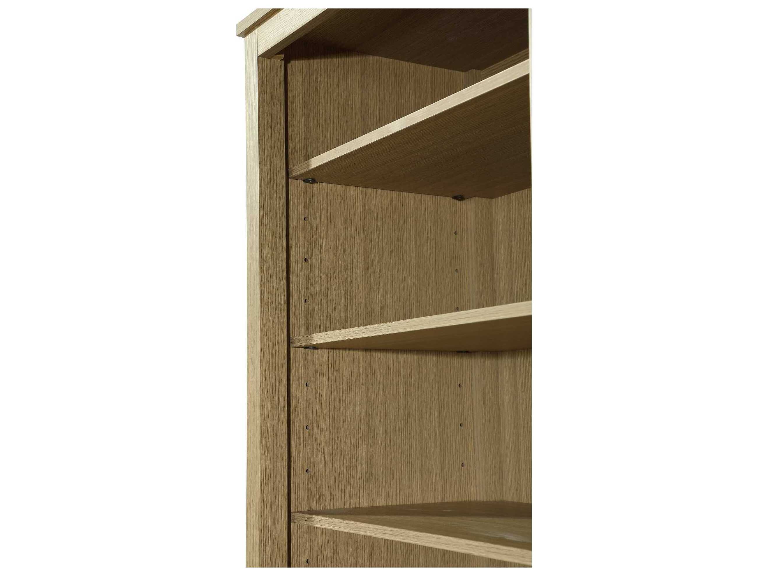 Elegant Lighting Millie Honey Brown Rubberwood Open Shelving Bath Storage Cabinet