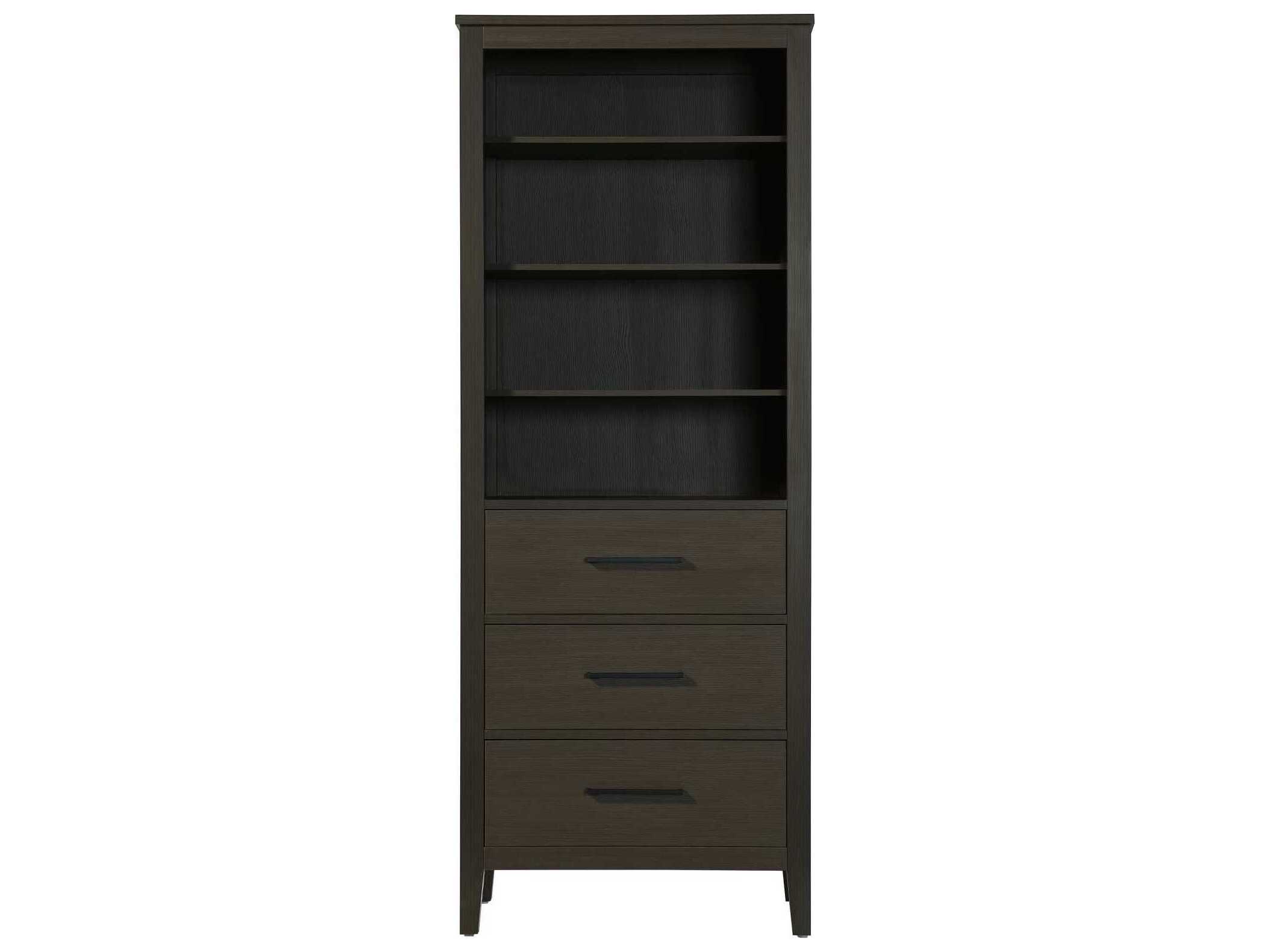 Elegant Lighting Millie Mocha Brown Rubberwood Open Shelving Bath Storage Cabinet