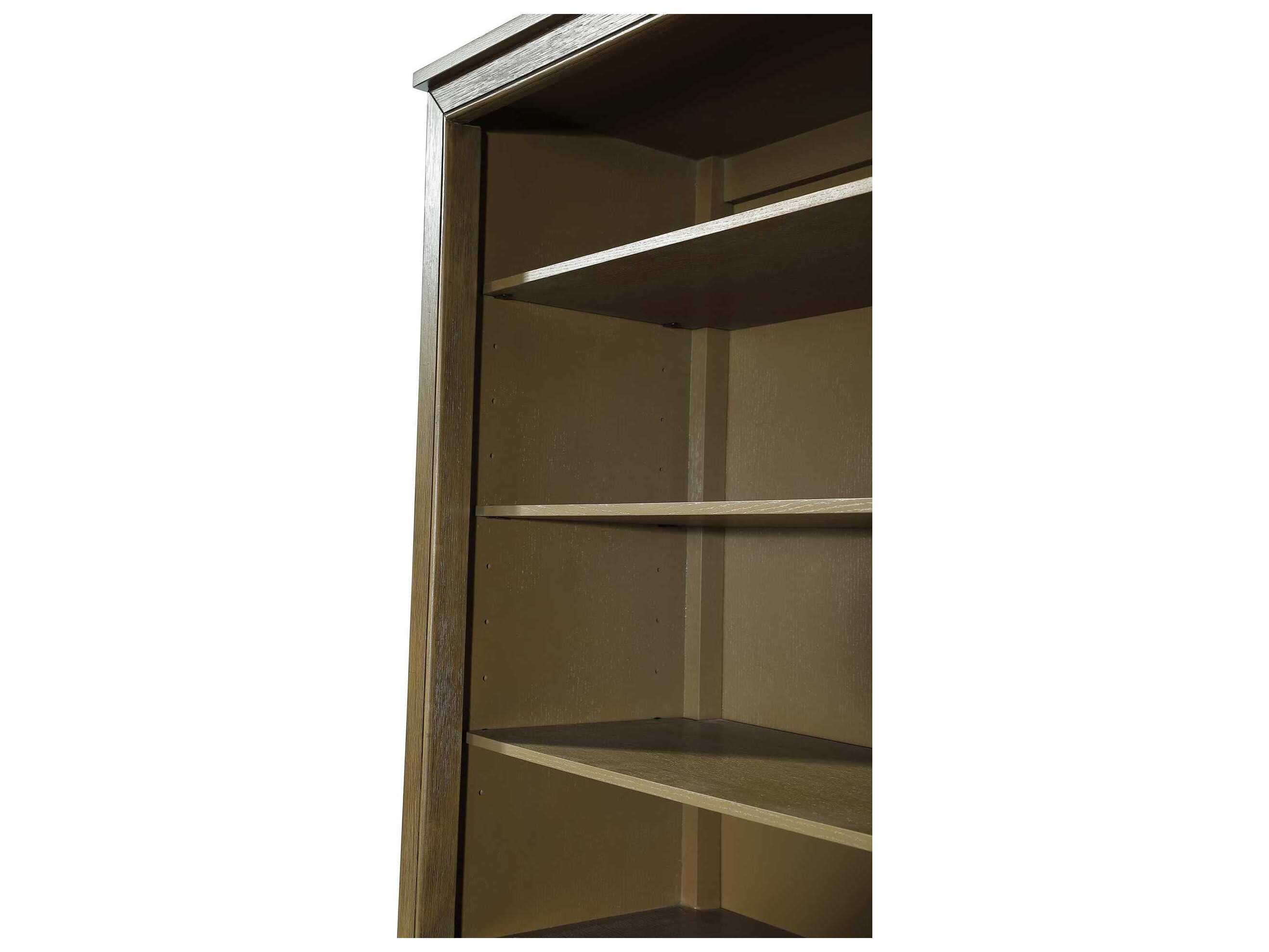 Elegant Lighting Alina Hazel Oak Brown Rubberwood Open Shelving Bath Storage Cabinet
