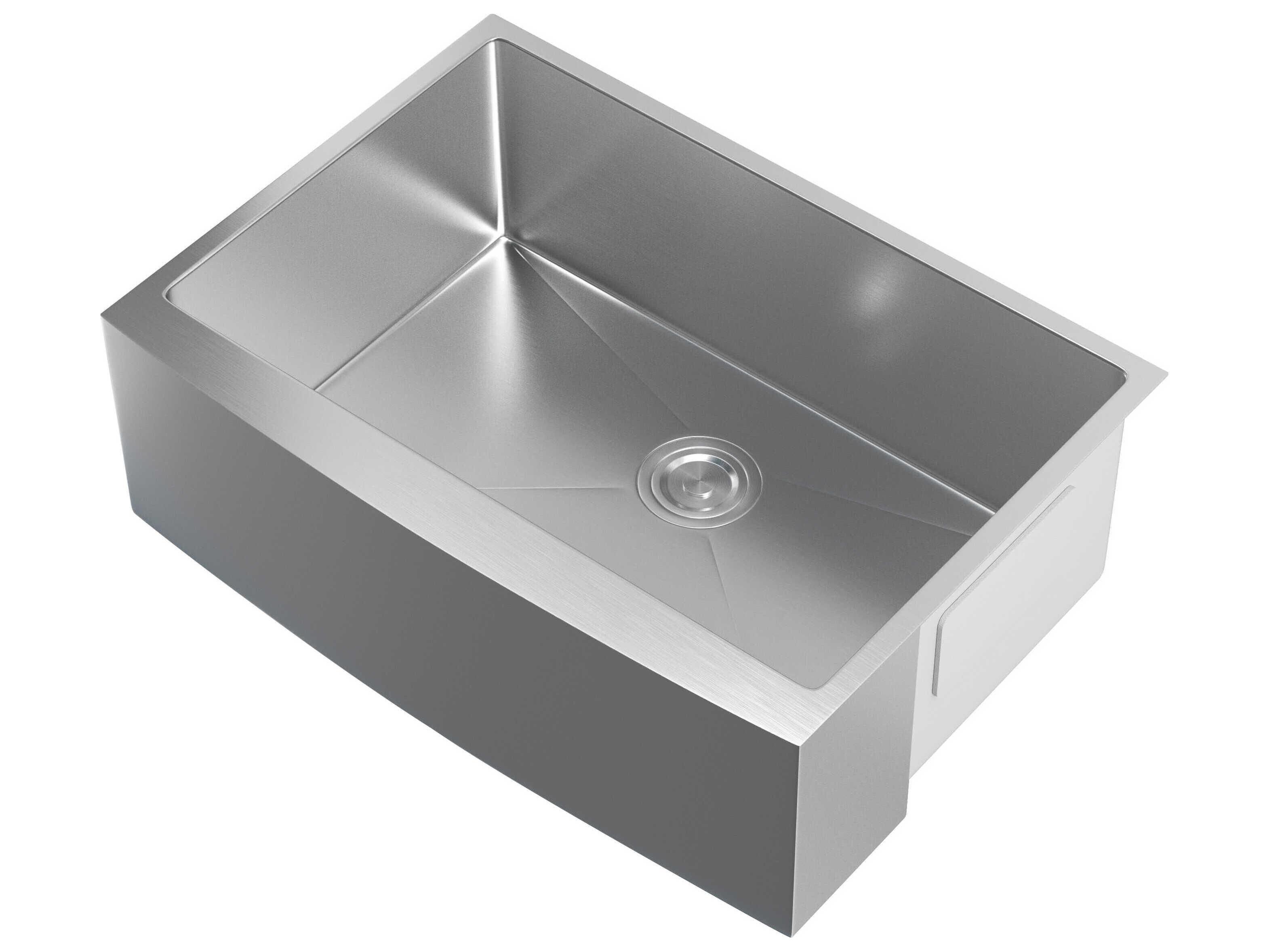 Elegant Lighting Montgomery Stainless Steel Farmhouse Kitchen Sink