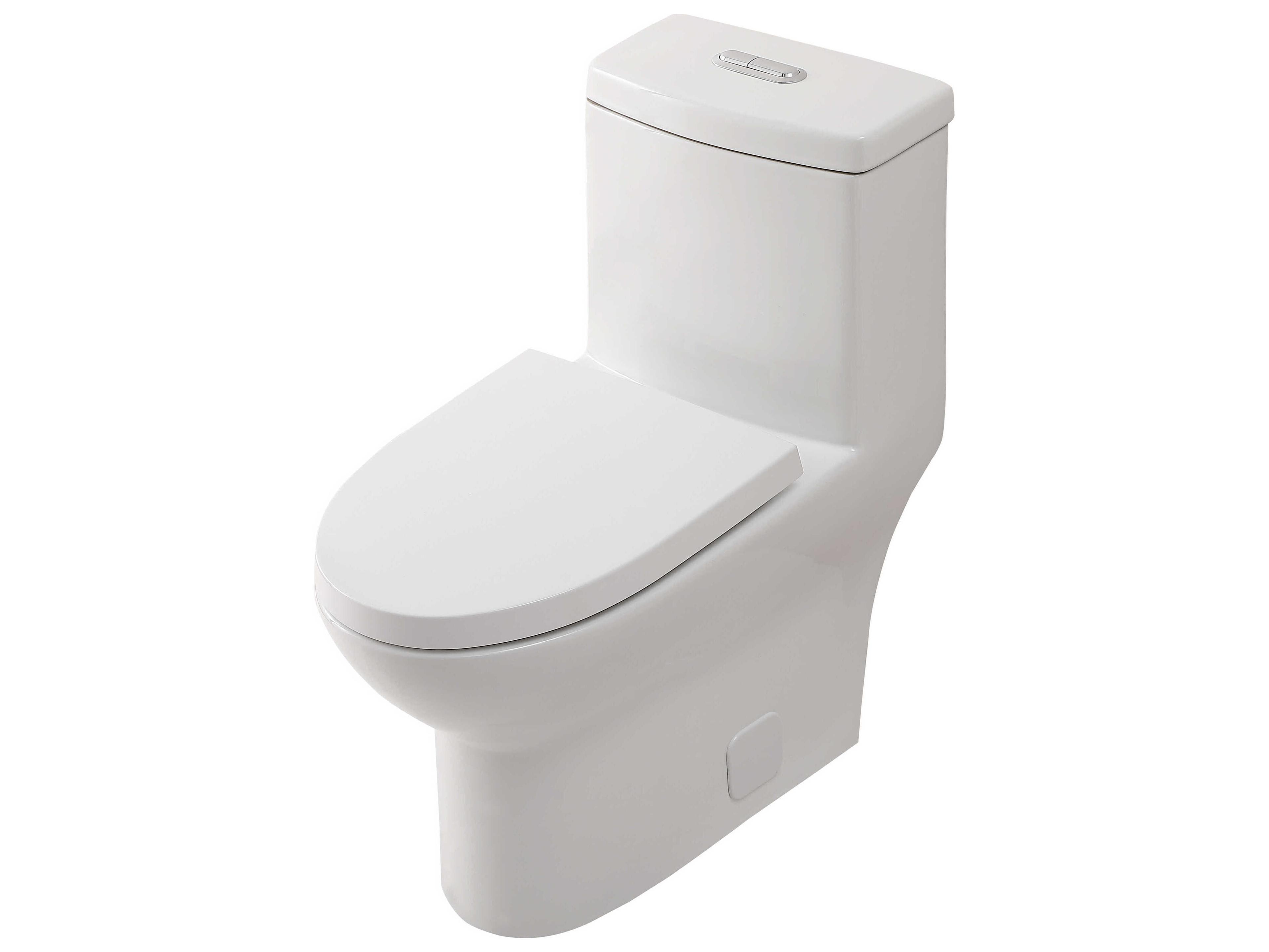 Elegant Lighting Winslet White Winslet One-Piece Elongated Toilet