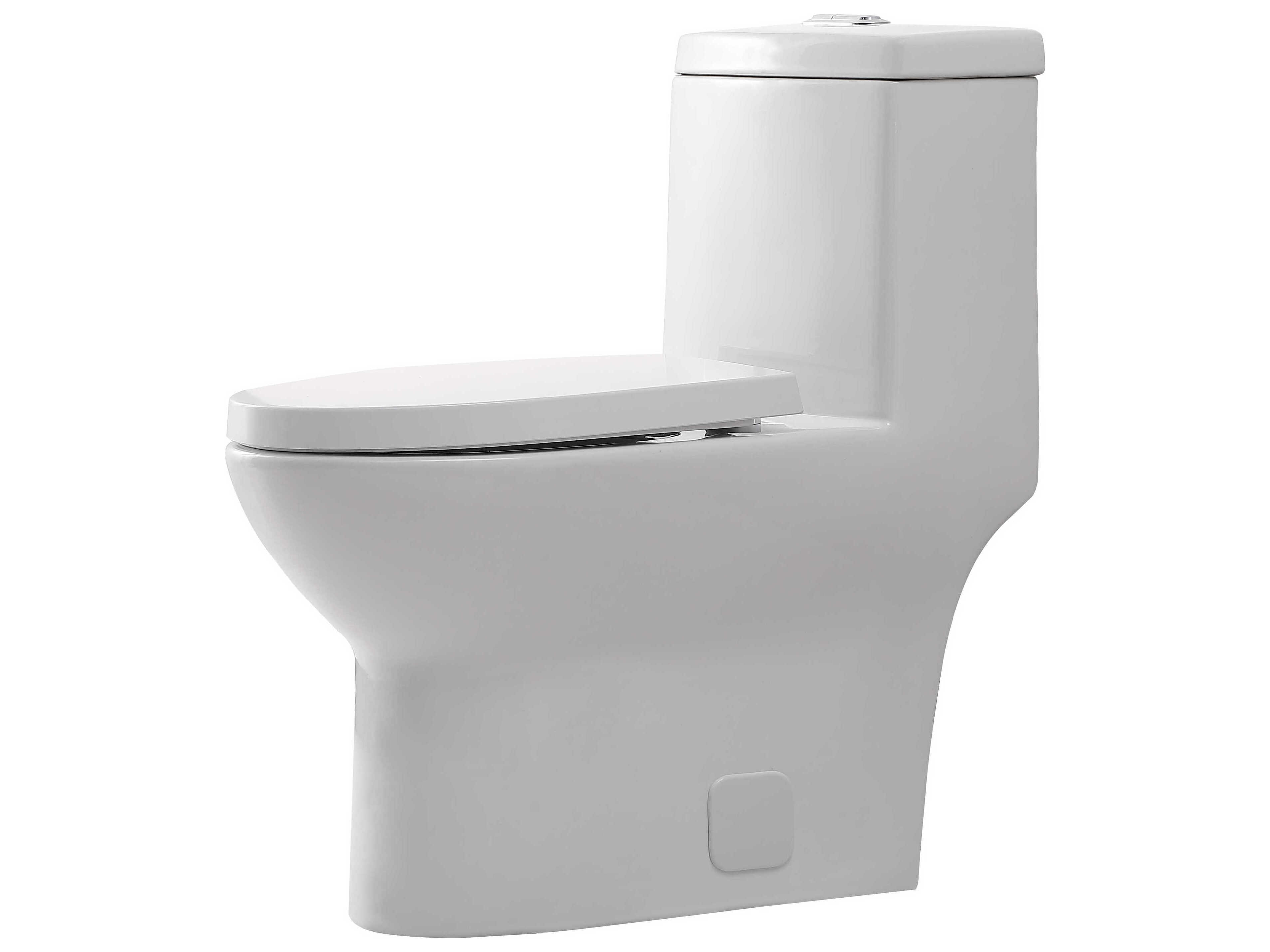 Elegant Lighting Winslet White Winslet One-Piece Elongated Toilet