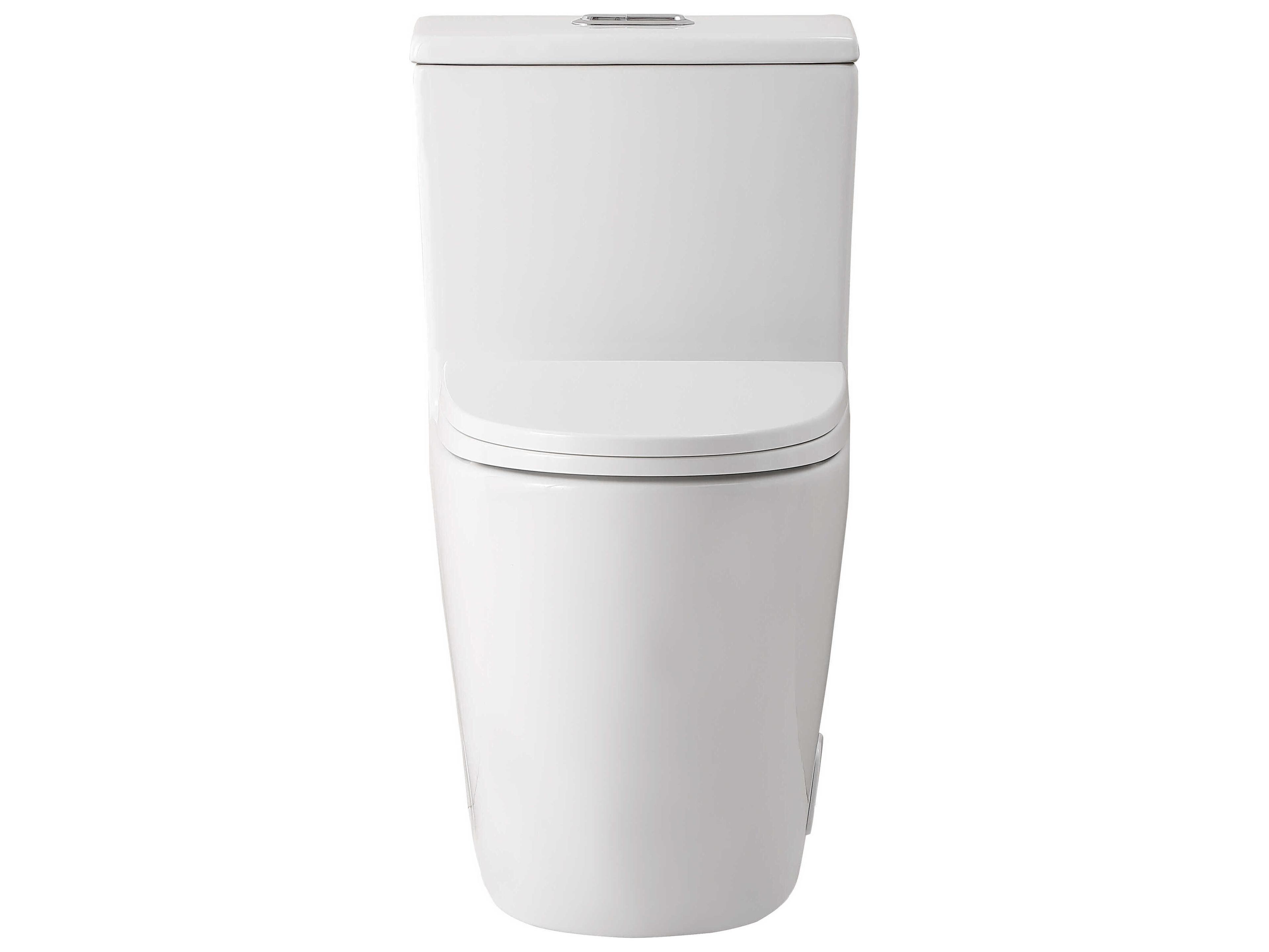 Elegant Lighting Winslet White Winslet One-Piece Elongated Toilet