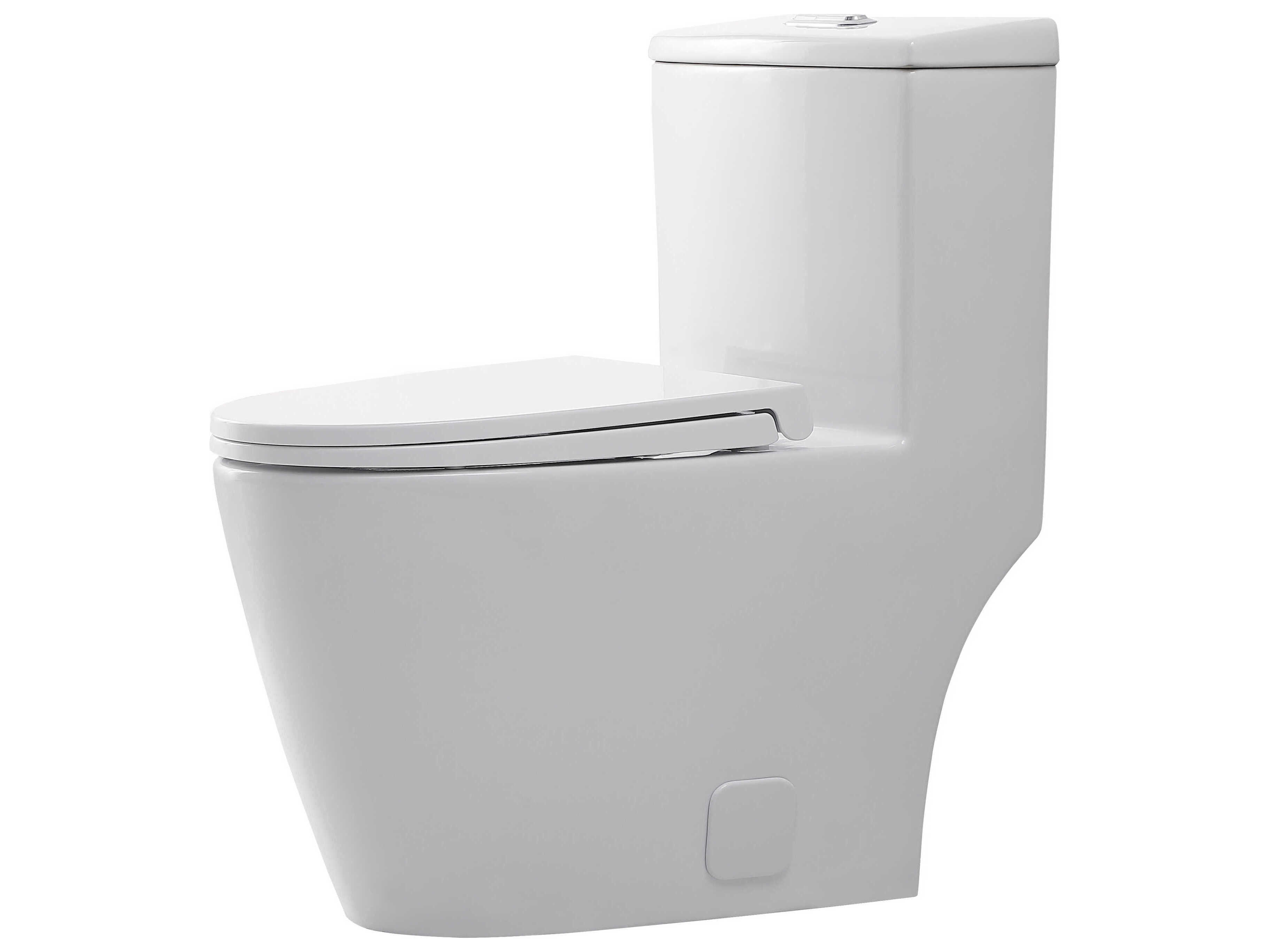Elegant Lighting Winslet White Winslet One-Piece Elongated Toilet