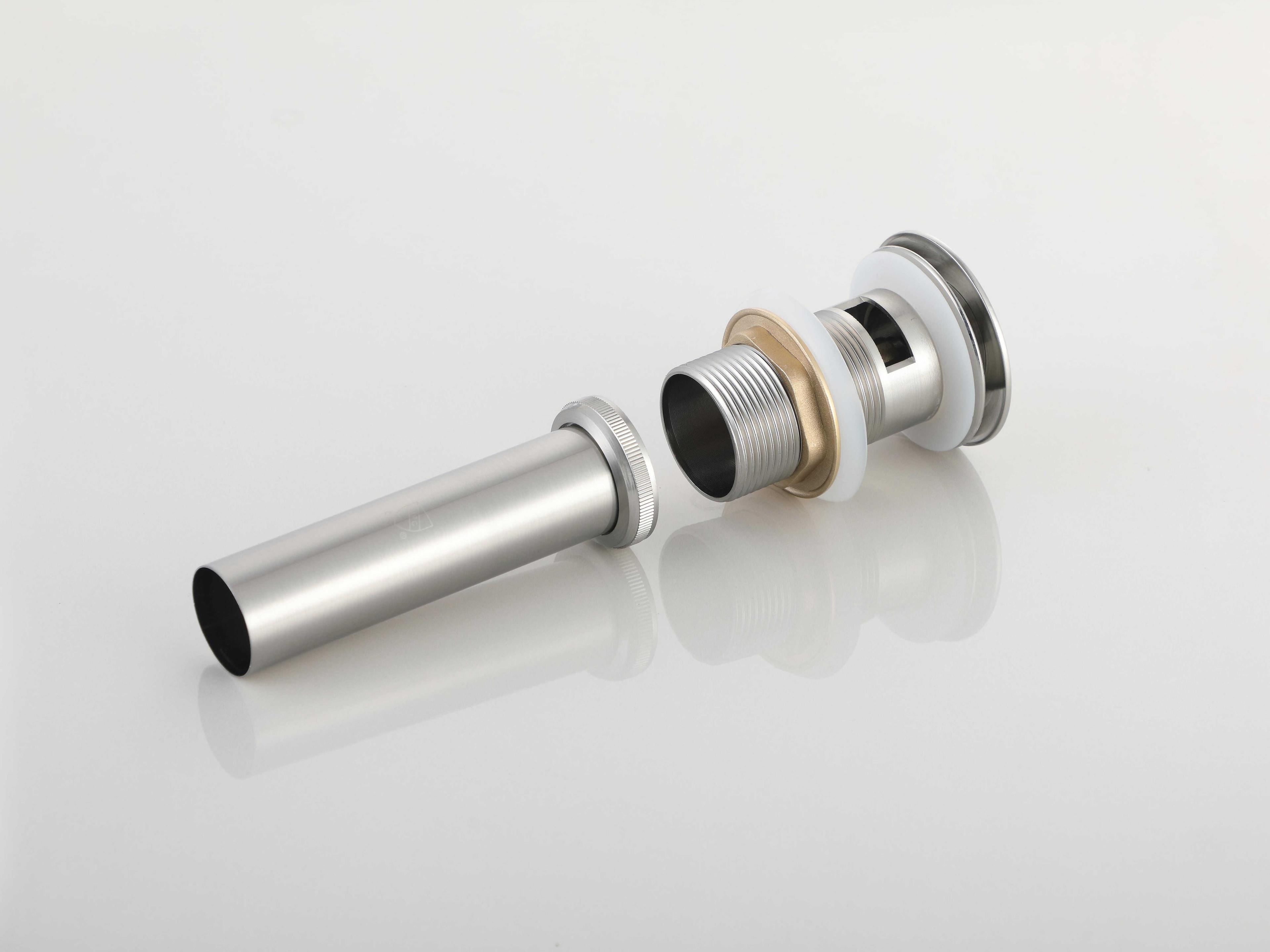 Elegant Lighting Irving Brushed Nickel Pop-Up Bathroom Sink Drain