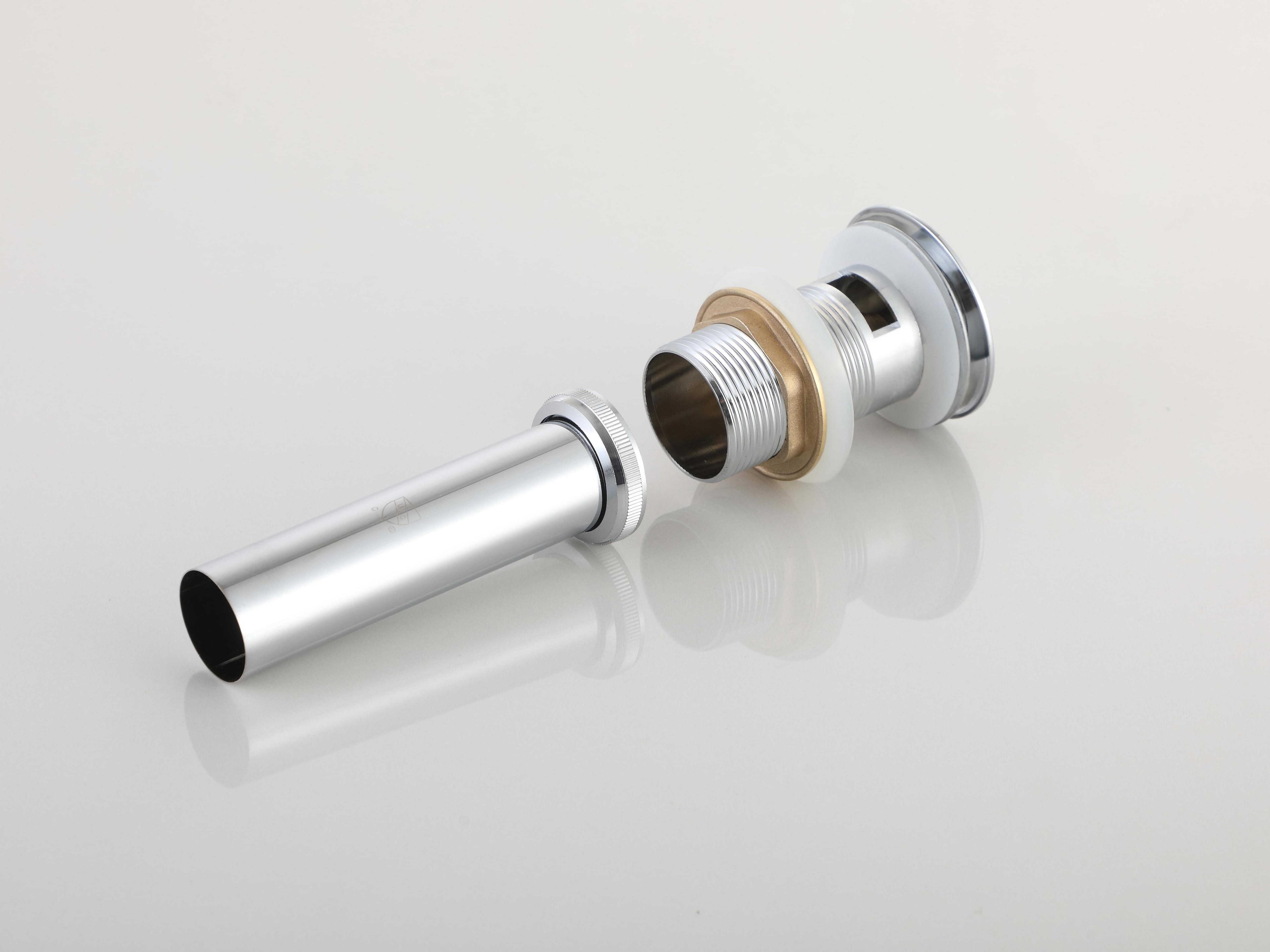 Elegant Lighting Irving Polished Chrome Pop-Up Bathroom Sink Drain