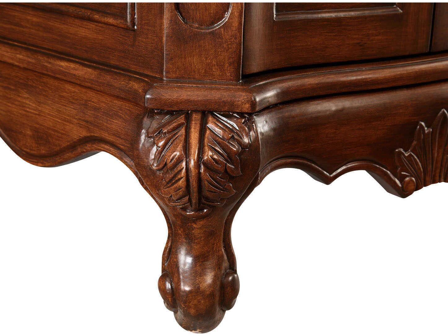 Elegant Lighting Danville Teak 24" Vanity with Ivory White Quartz Countertop