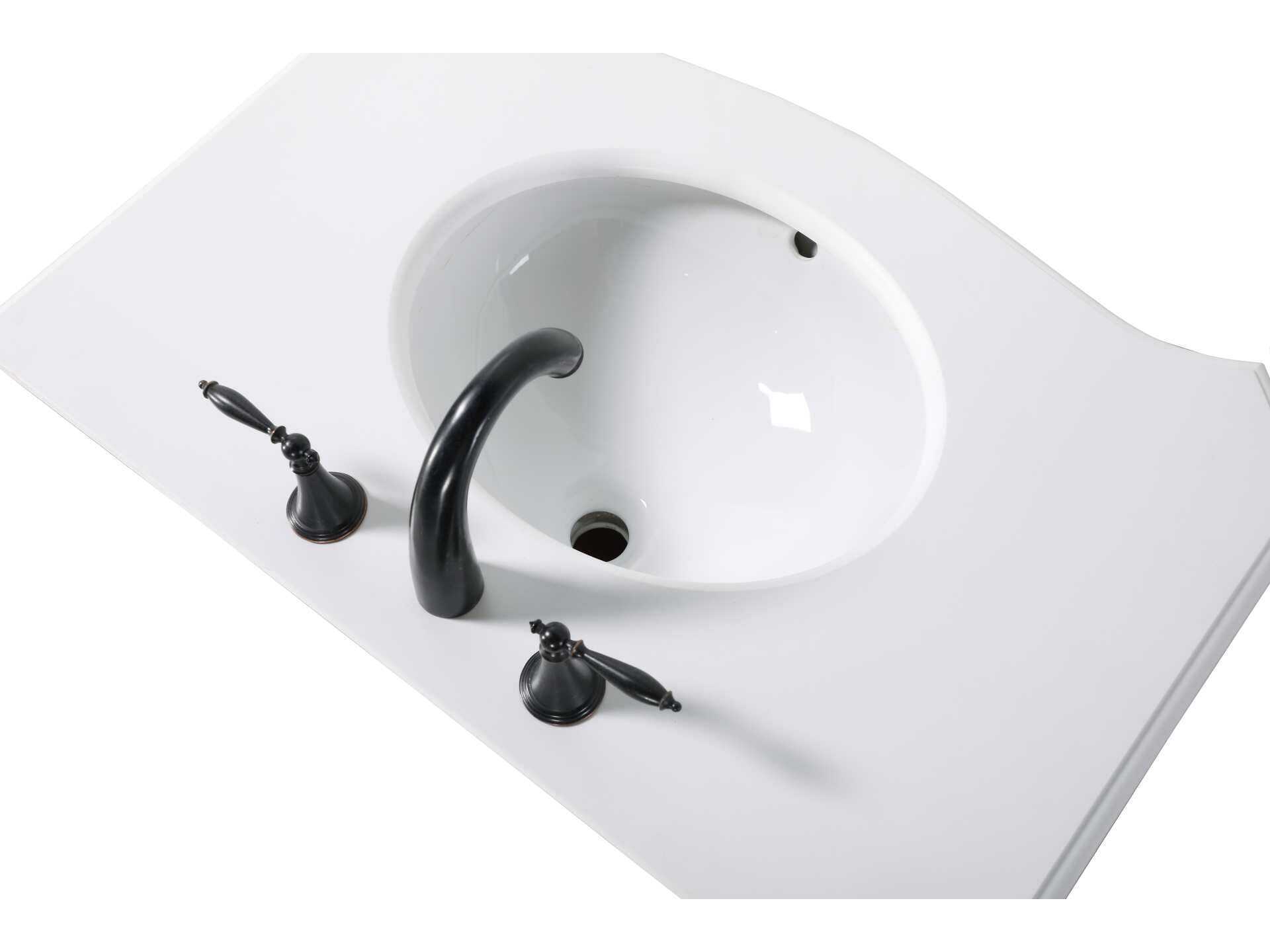 Elegant Lighting Danville 32" Antique White Vanity