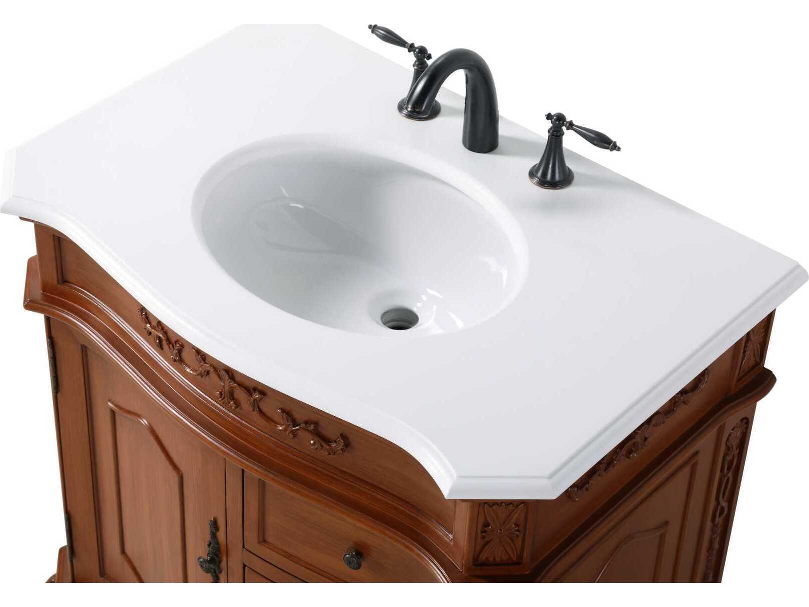 Elegant Lighting Danville 32" Teak Vanity