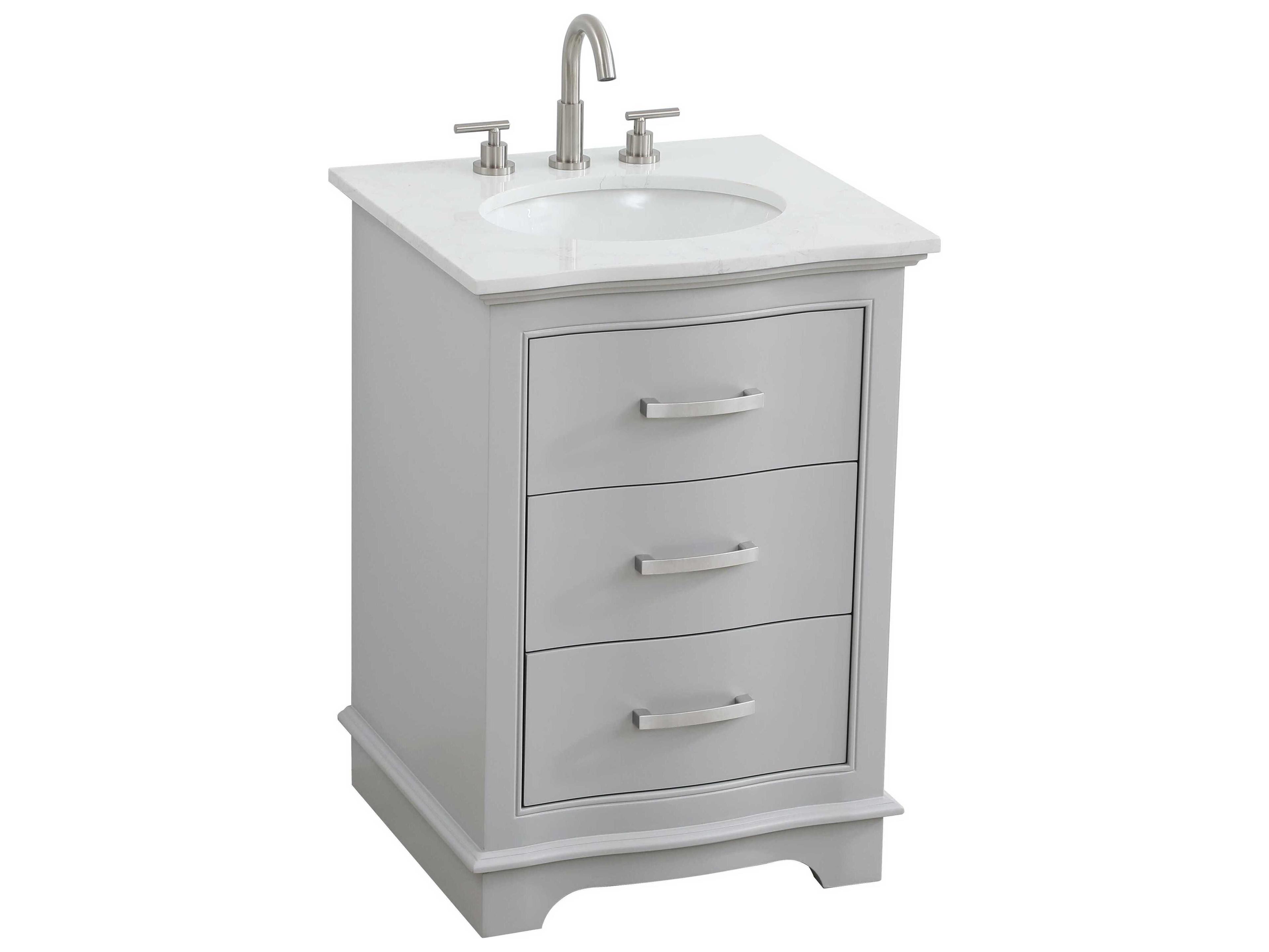 Elegant Lighting Knox Grey 24" Vanity