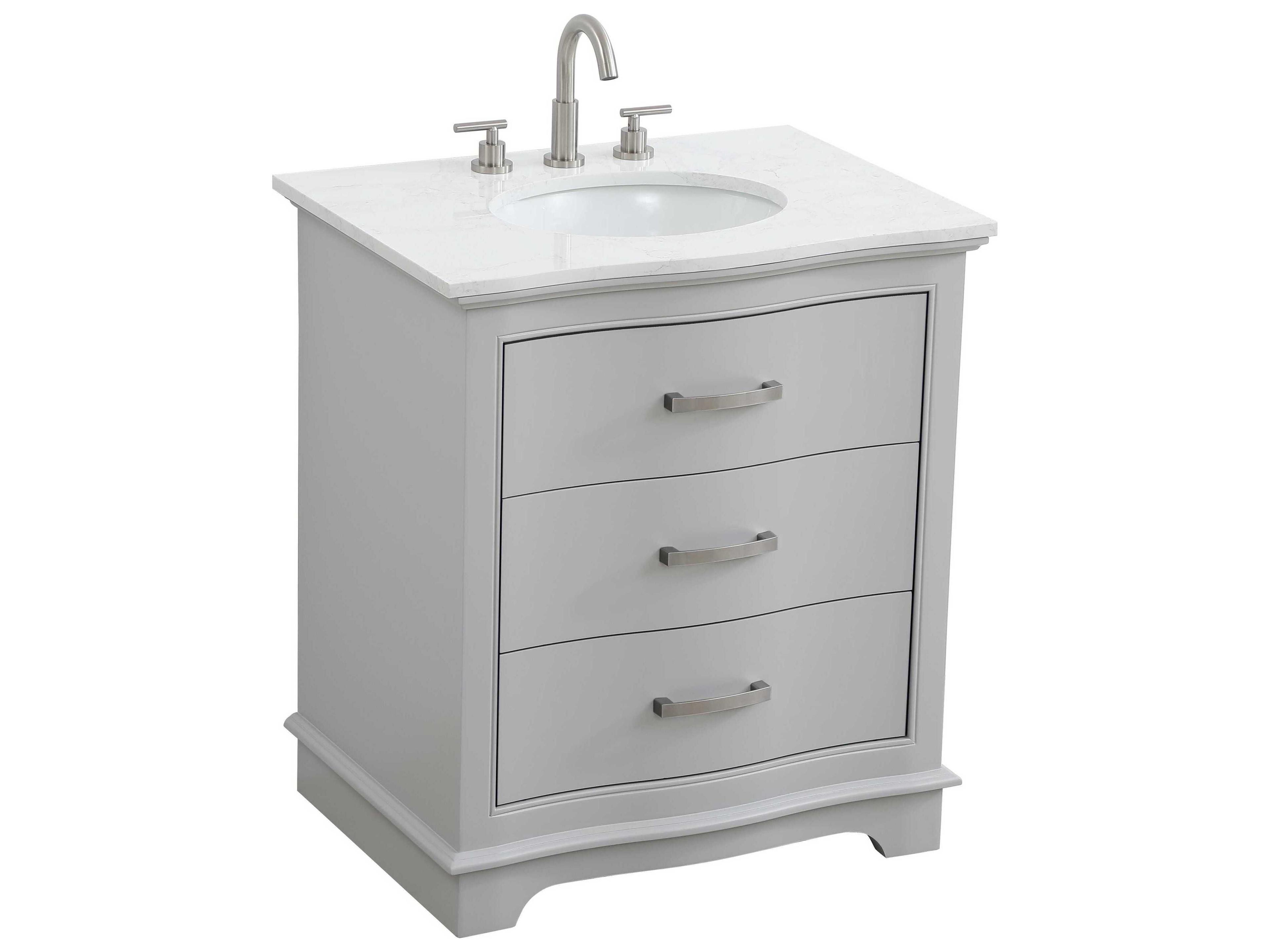 Elegant Lighting Knox Grey 30" Vanity