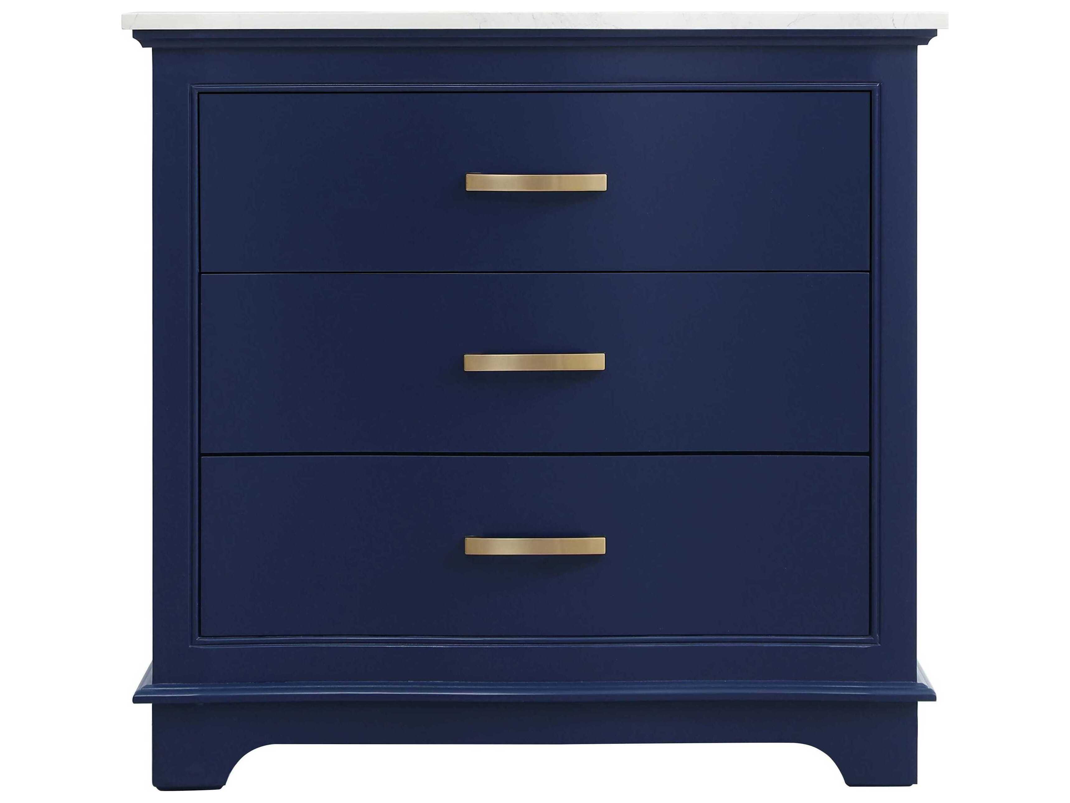 Elegant Lighting Knox Blue 36" Vanity