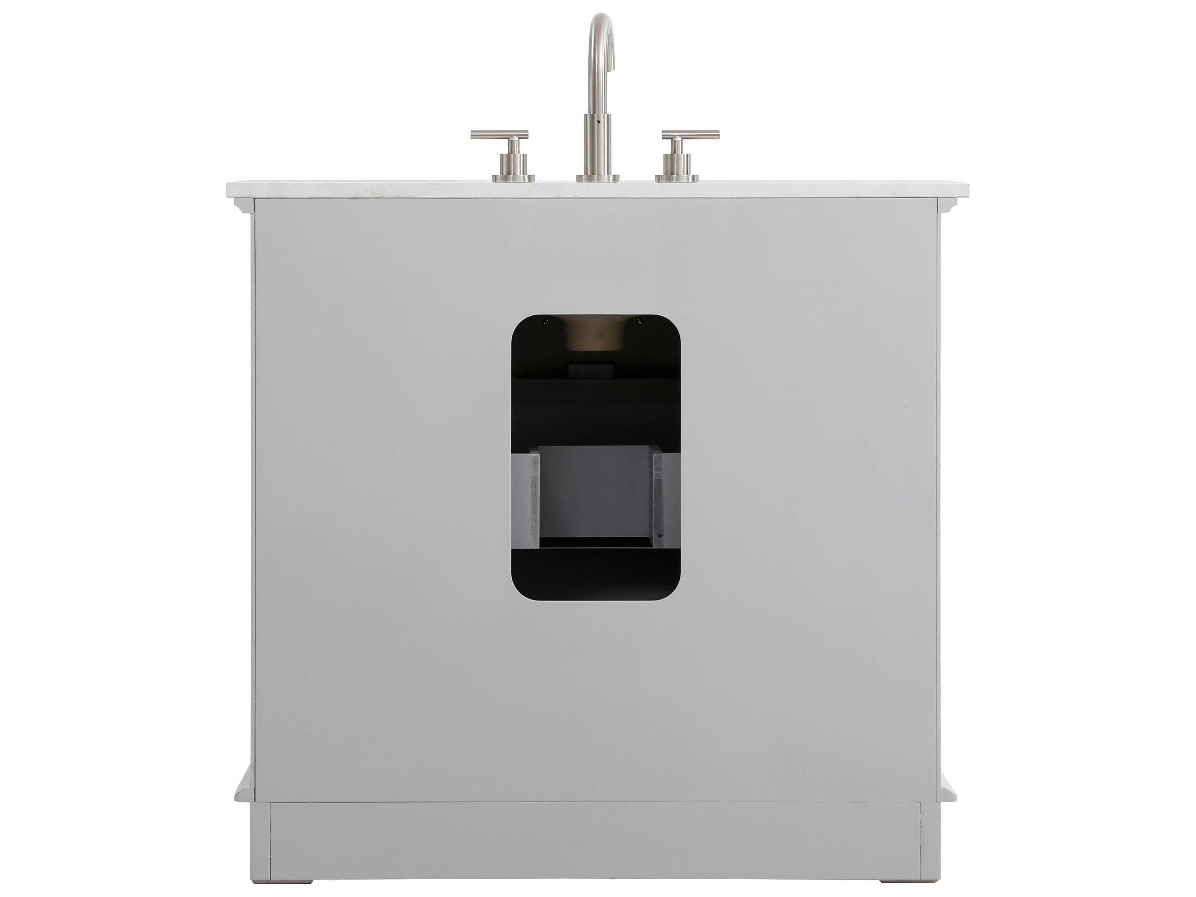 Elegant Lighting Knox Grey 36" Vanity