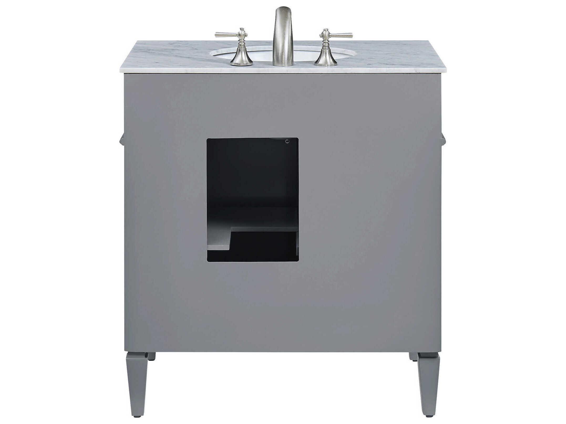 Elegant Lighting Park Avenue Grey 32" Vanity