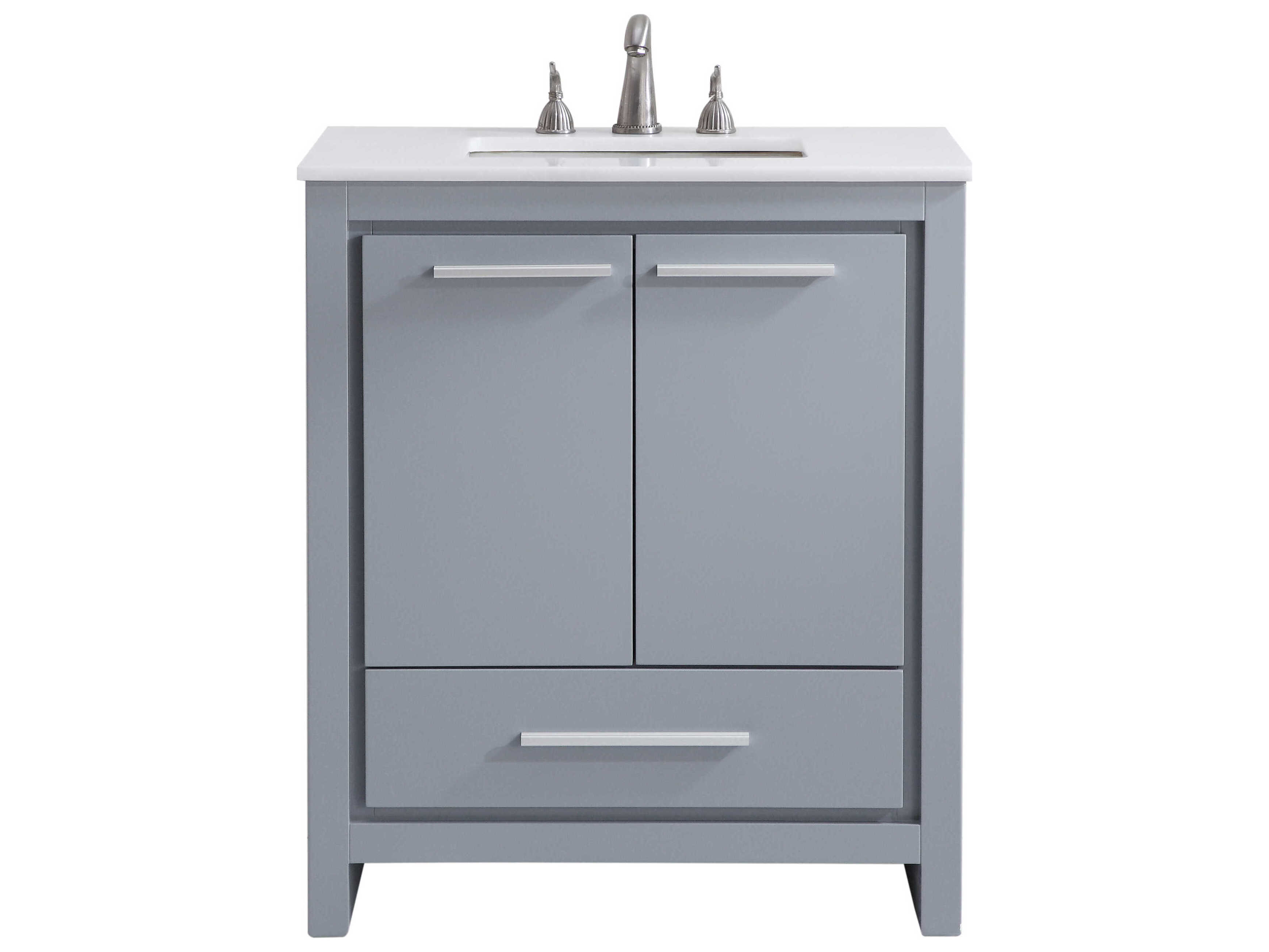 Elegant Lighting Filipo Grey 30" Vanity