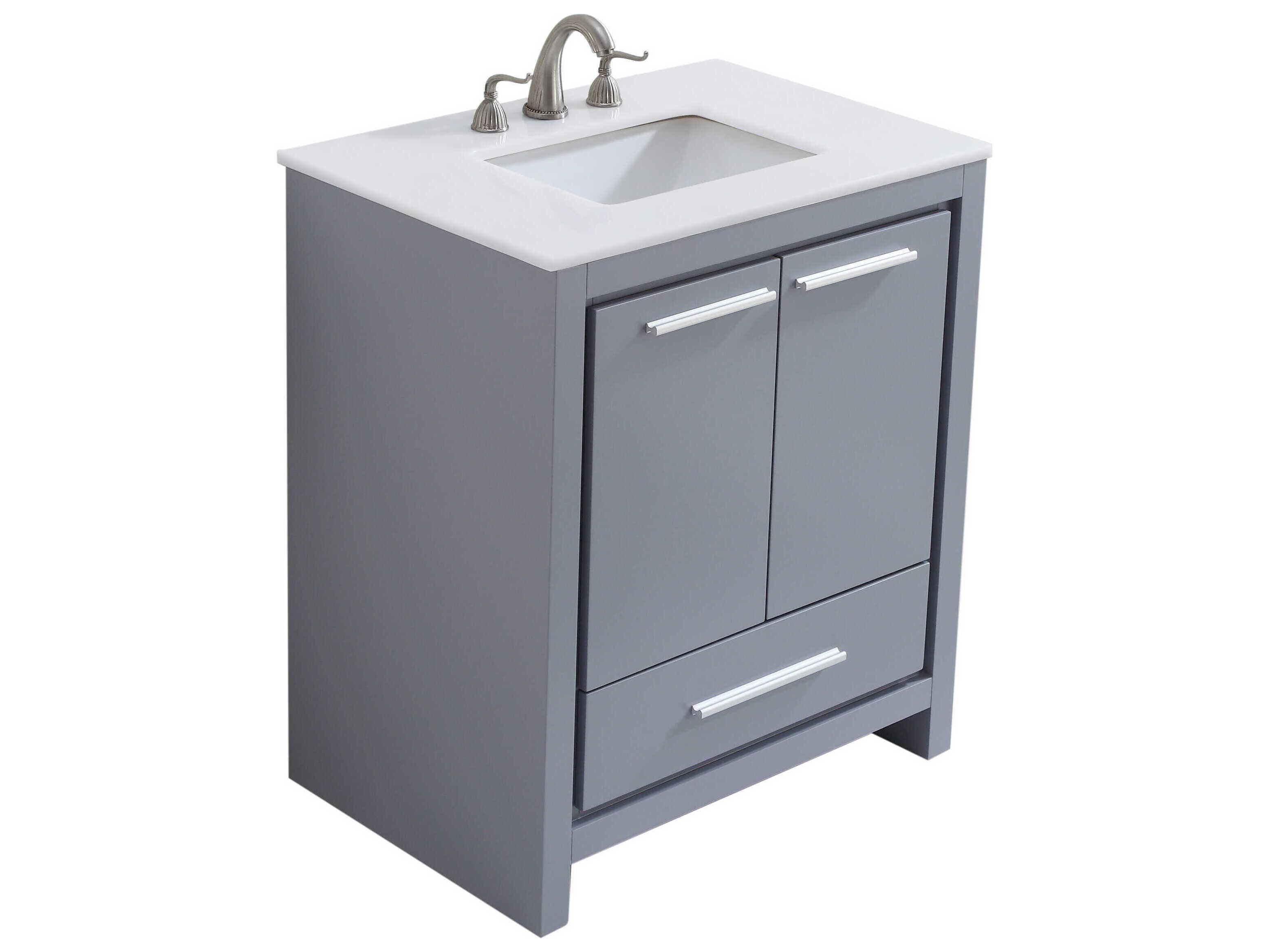 Elegant Lighting Filipo Grey 30" Vanity