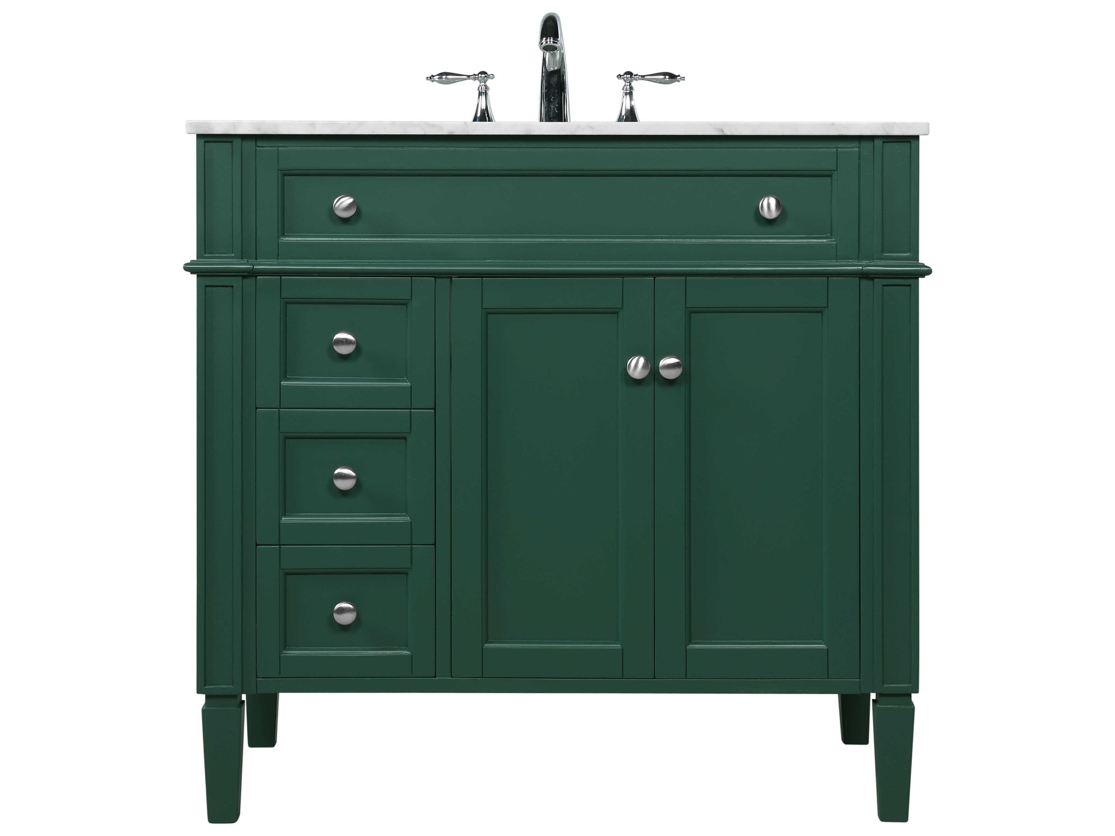 Elegant Lighting Park Avenue Green 36" Vanity
