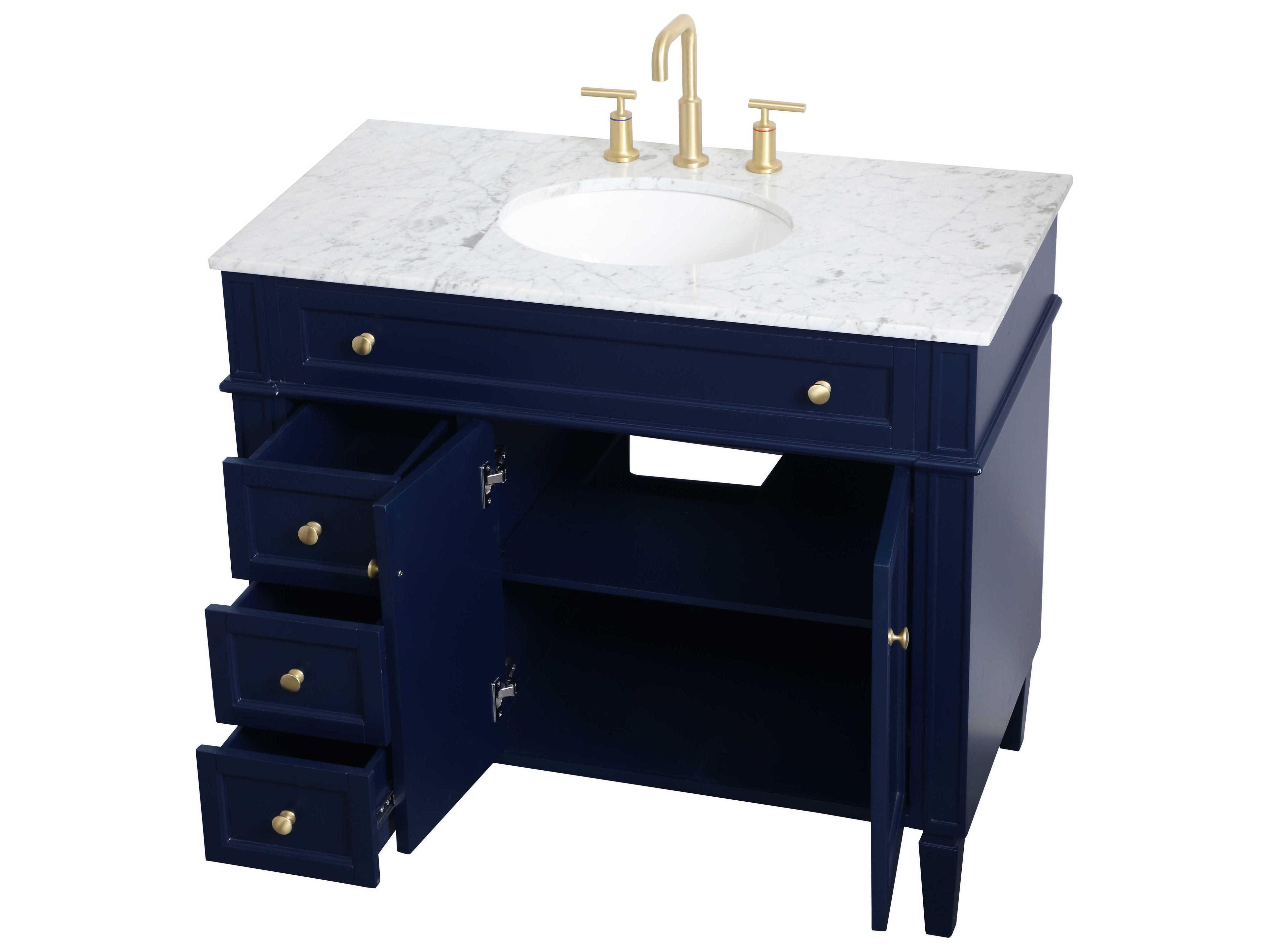 Elegant Lighting Blue 40" Vanity