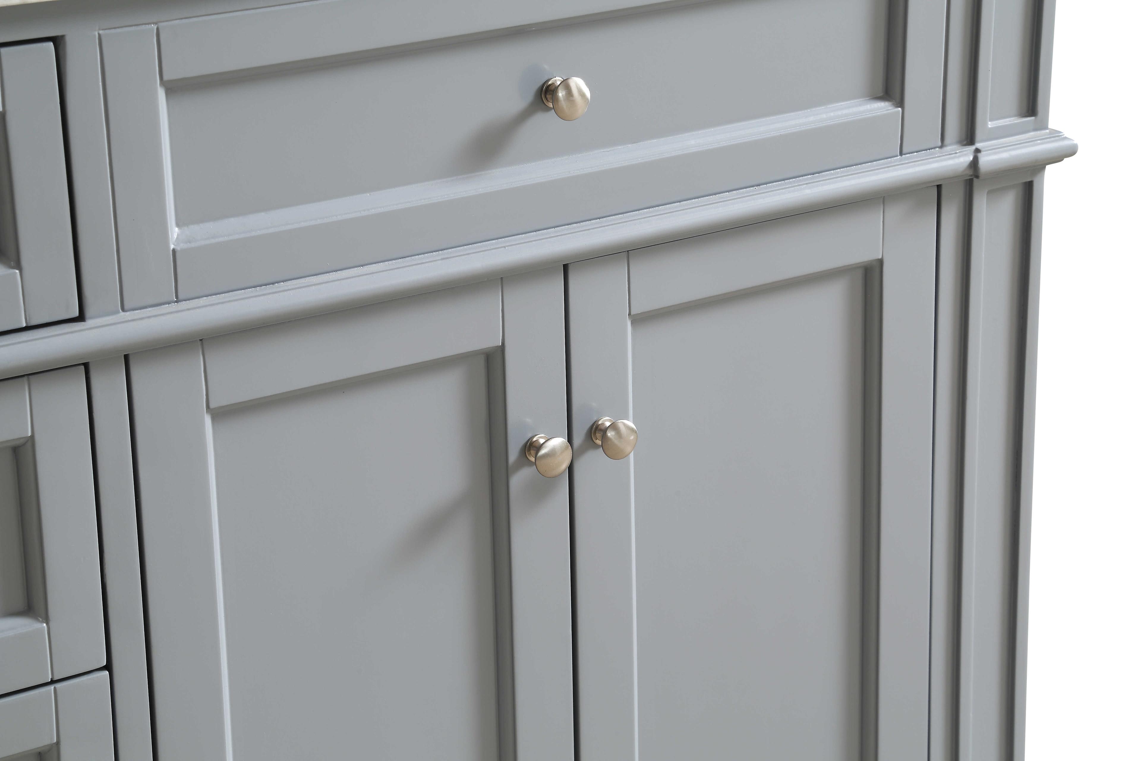 Elegant Lighting Park Avenue Grey 60" Vanity