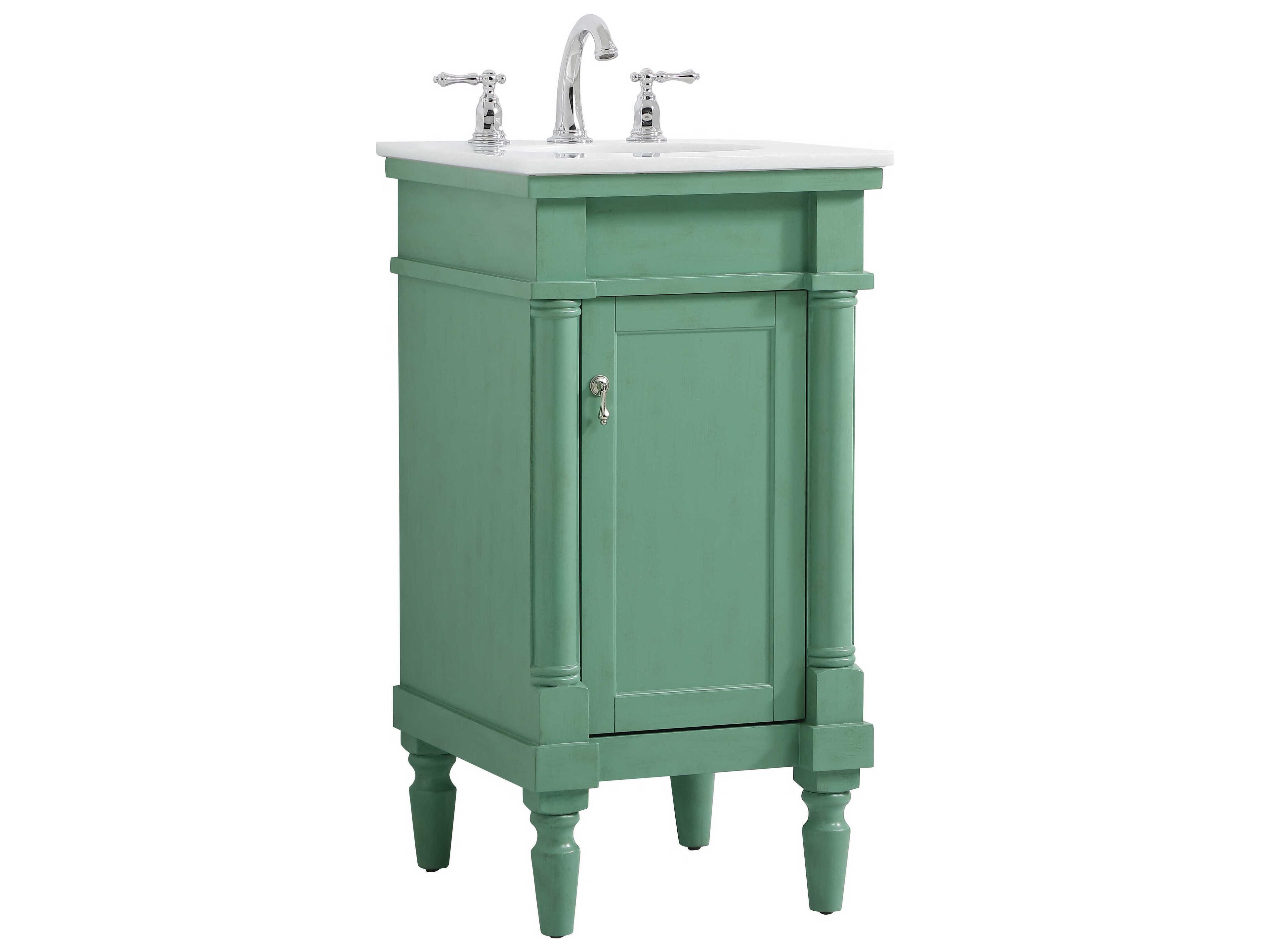 Elegant Lighting Lexington Vintage Mint 19" Vanity