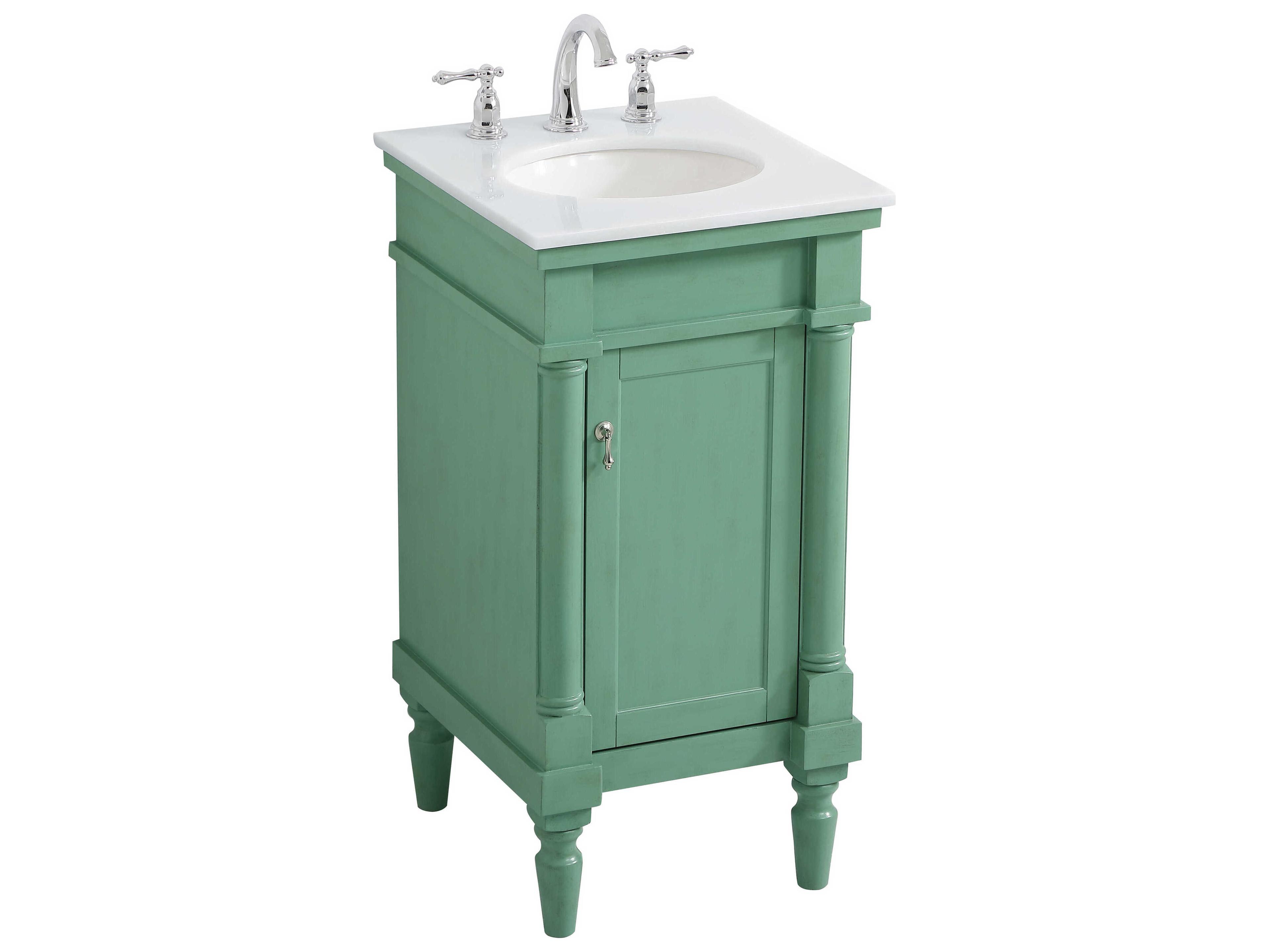 Elegant Lighting Lexington Vintage Mint 19" Vanity