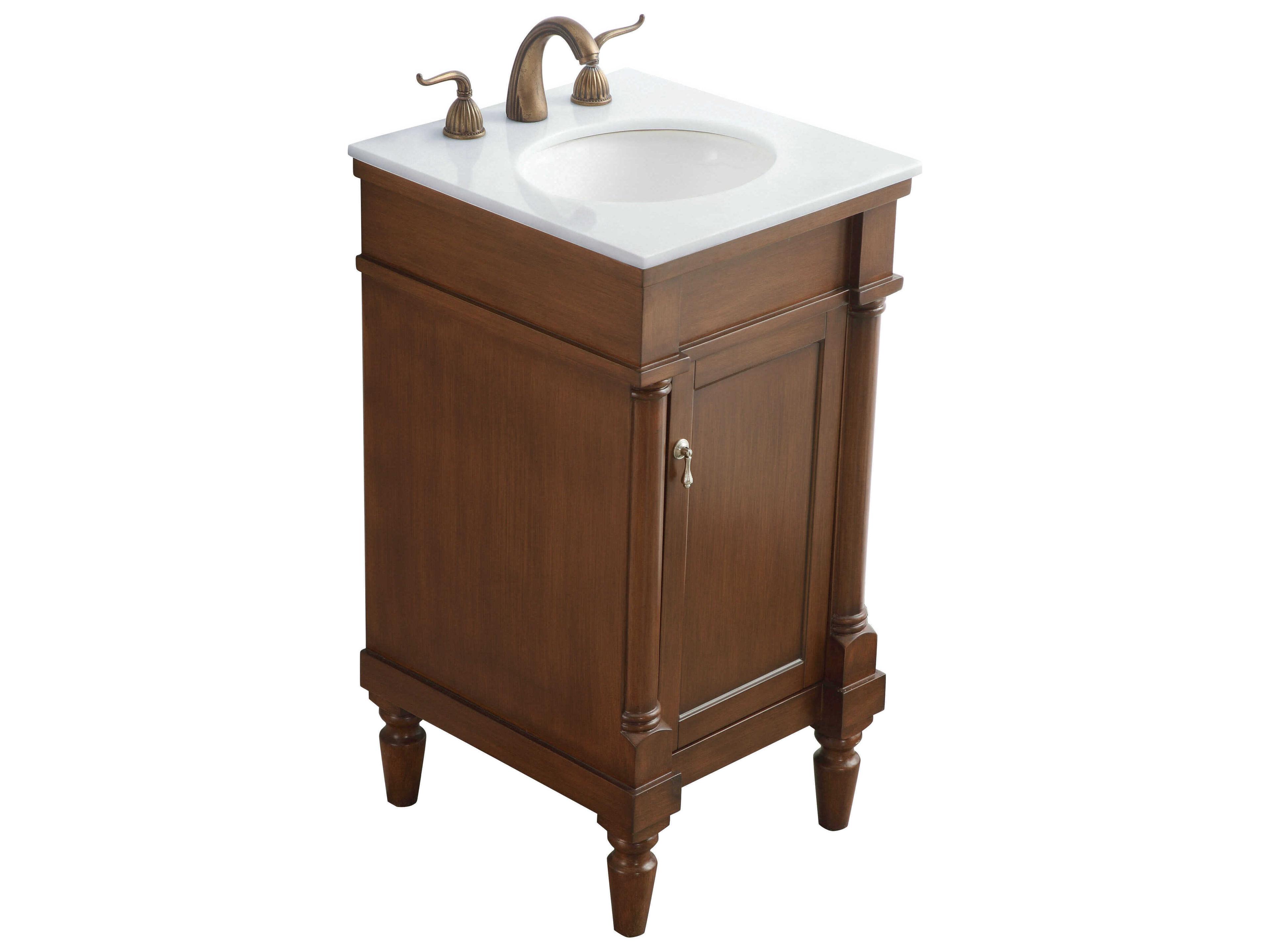 Elegant Lighting Lexington Walnut 19" Vanity
