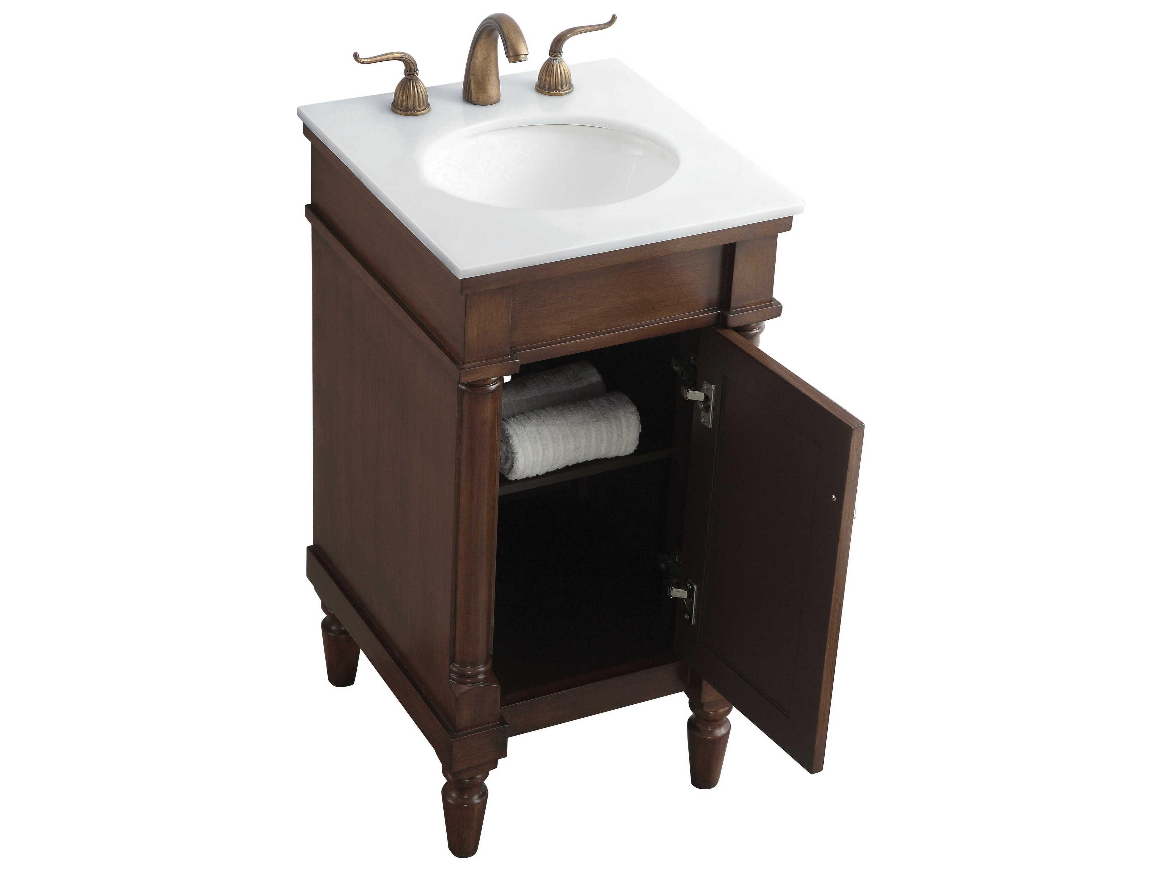 Elegant Lighting Lexington Walnut 19" Vanity