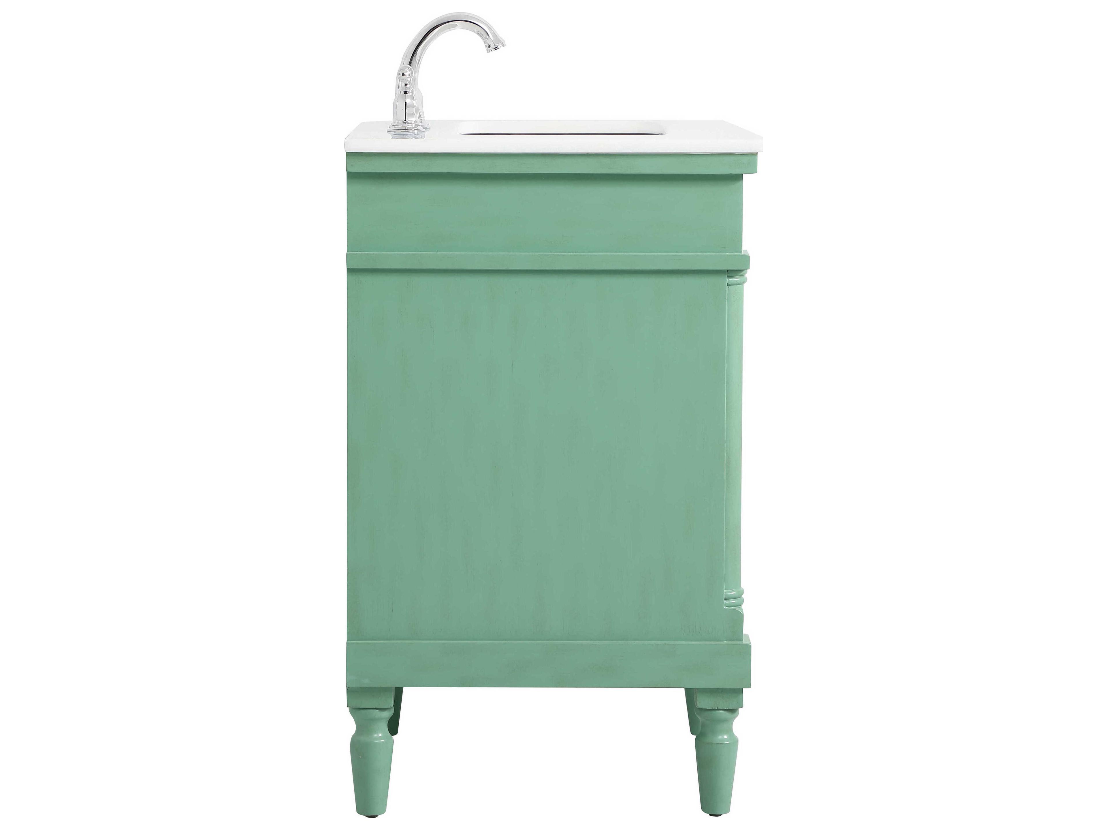 Elegant Lighting Lexington Vintage Mint 24" Vanity