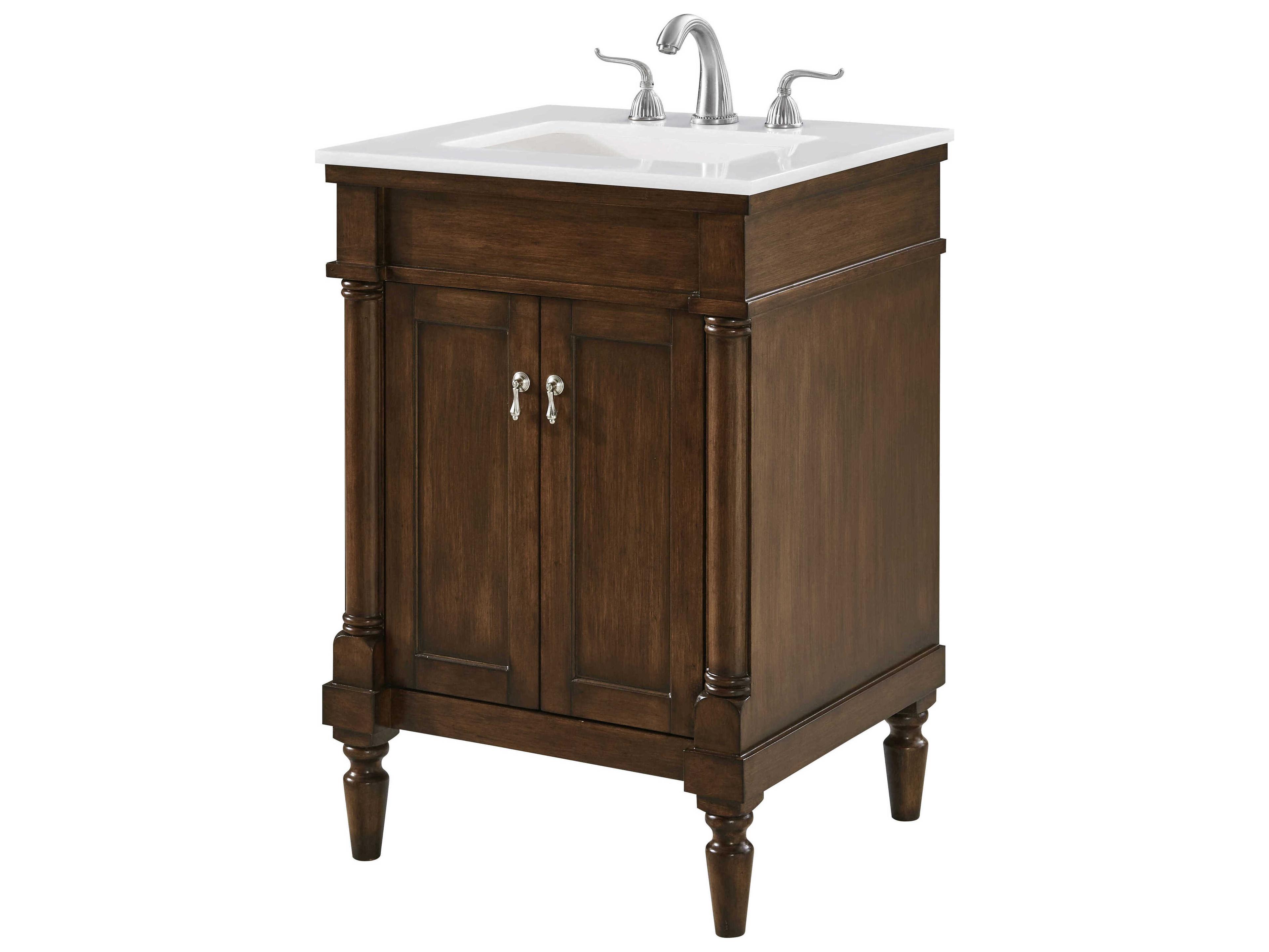 Elegant Lighting Lexington Walnut 24" Vanity
