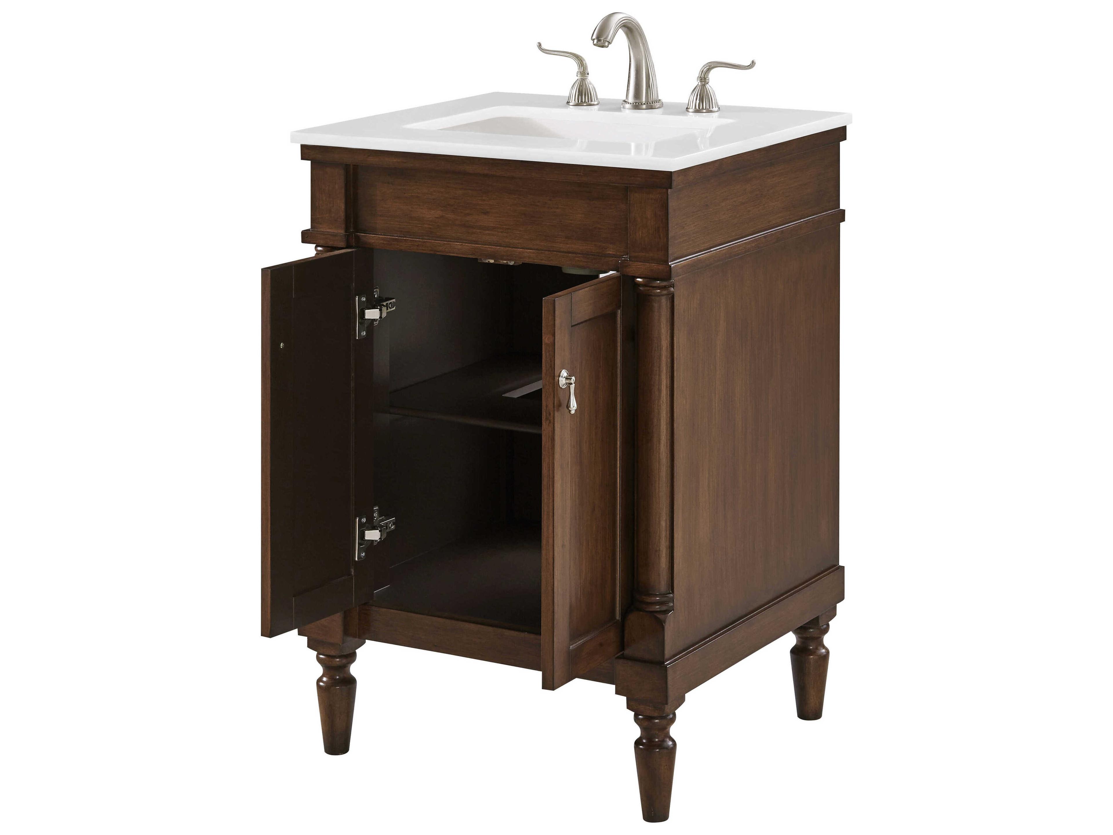 Elegant Lighting Lexington Walnut 24" Vanity