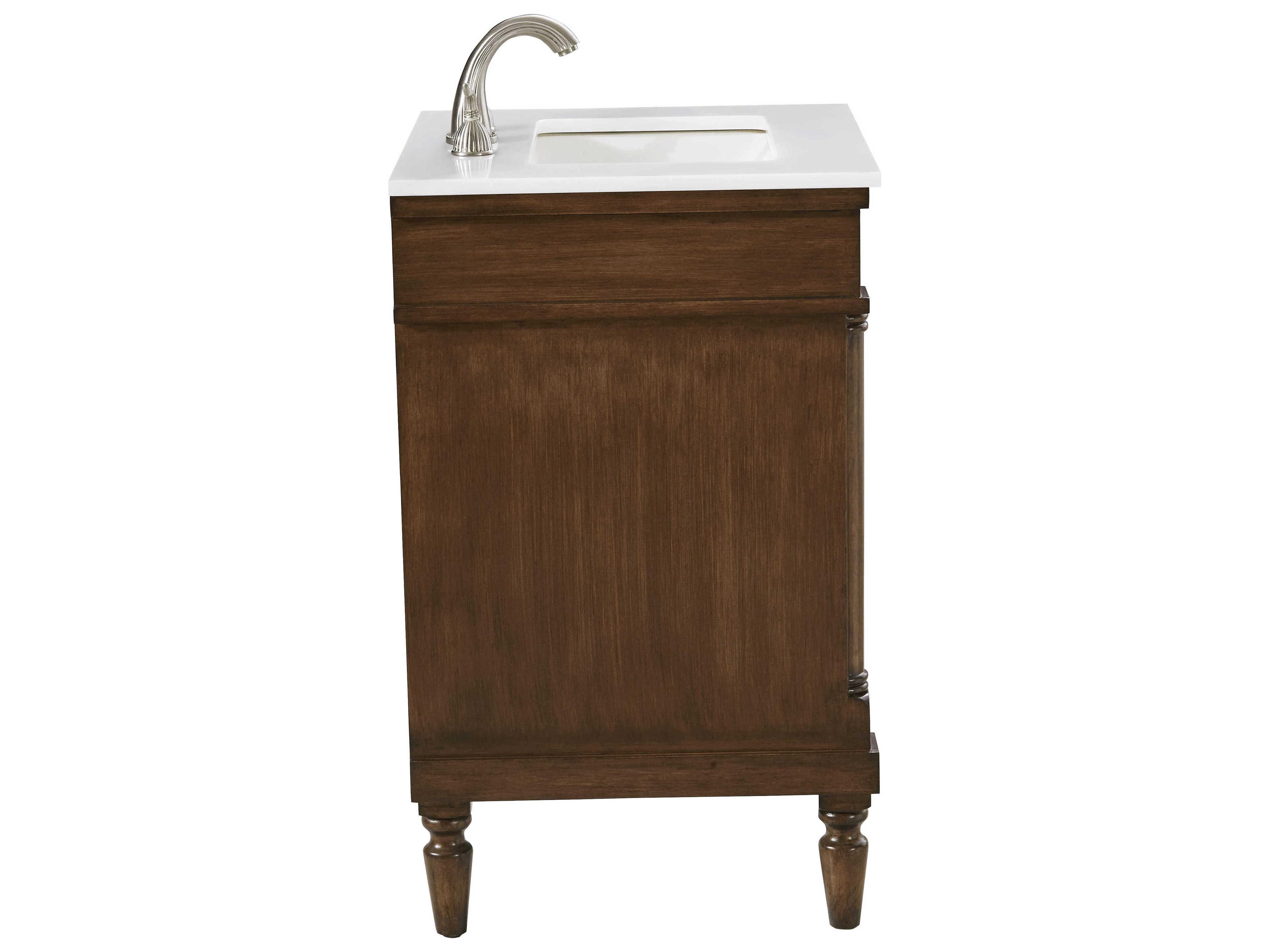 Elegant Lighting Lexington Walnut 24" Vanity