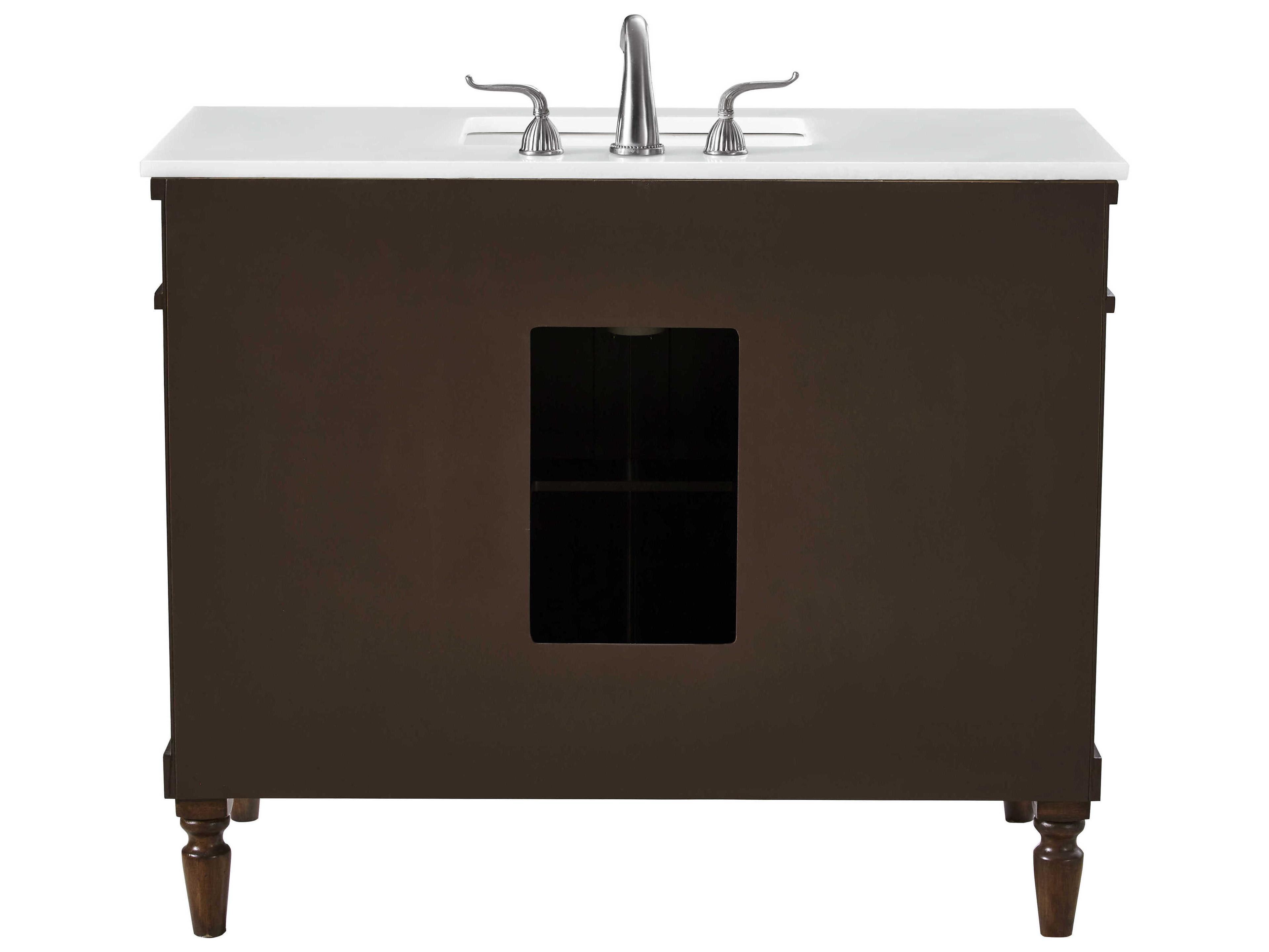 Elegant Lighting Lexington Walnut 42" Vanity