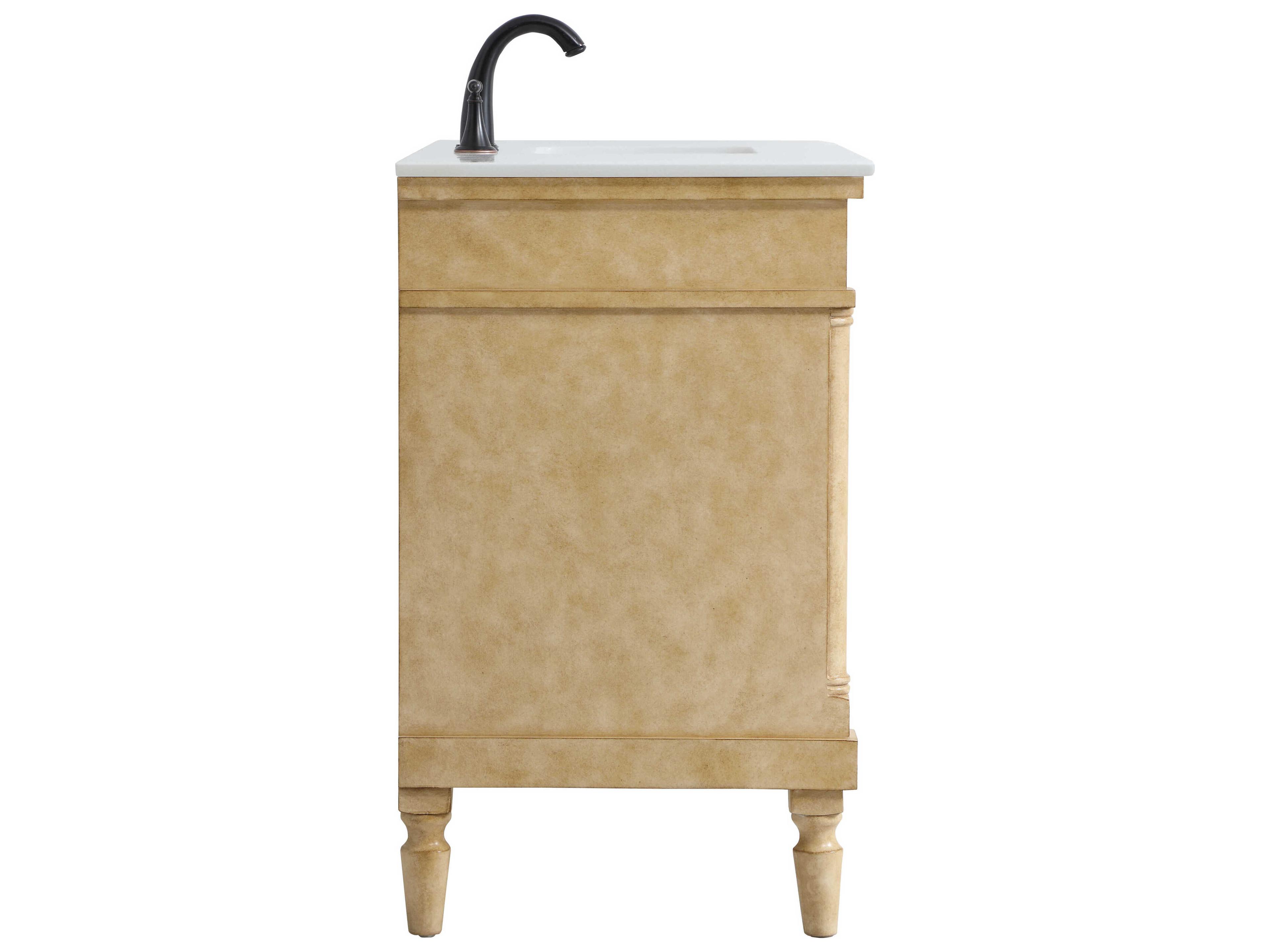 Elegant Lighting Lexington Antique Beige 48" Vanity