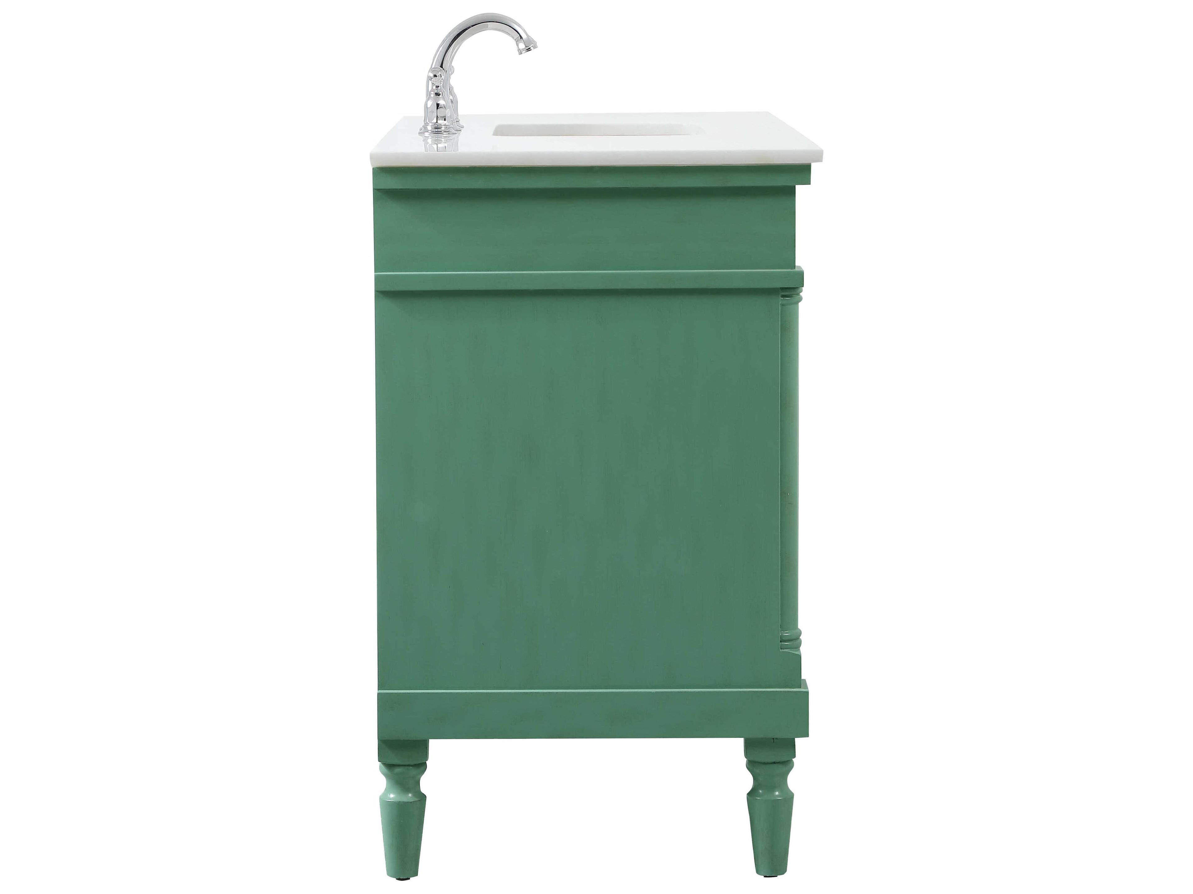 Elegant Lighting Lexington Vintage Mint 48" Vanity