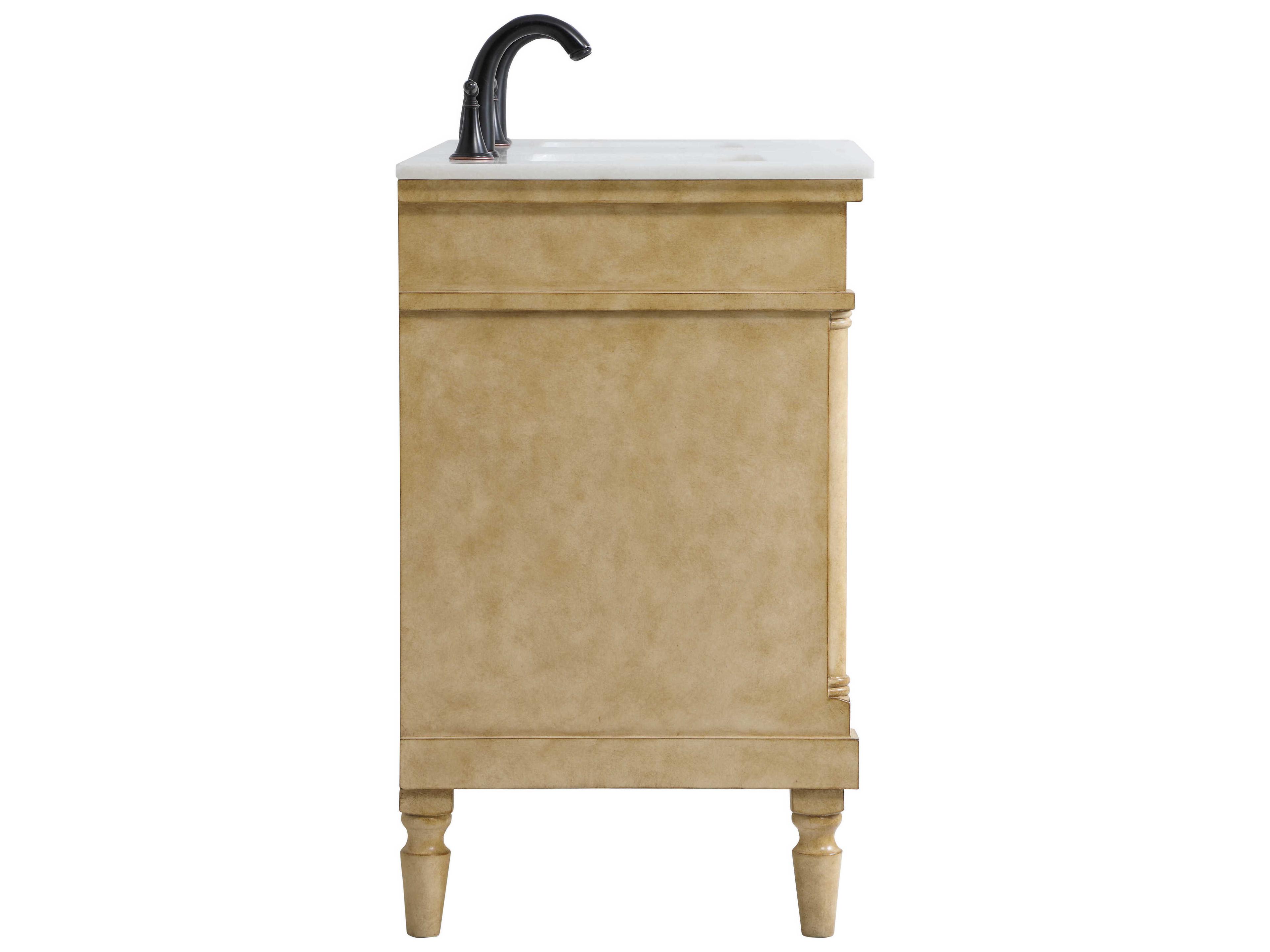 Elegant Lighting Lexington Antique Beige 60" Vanity