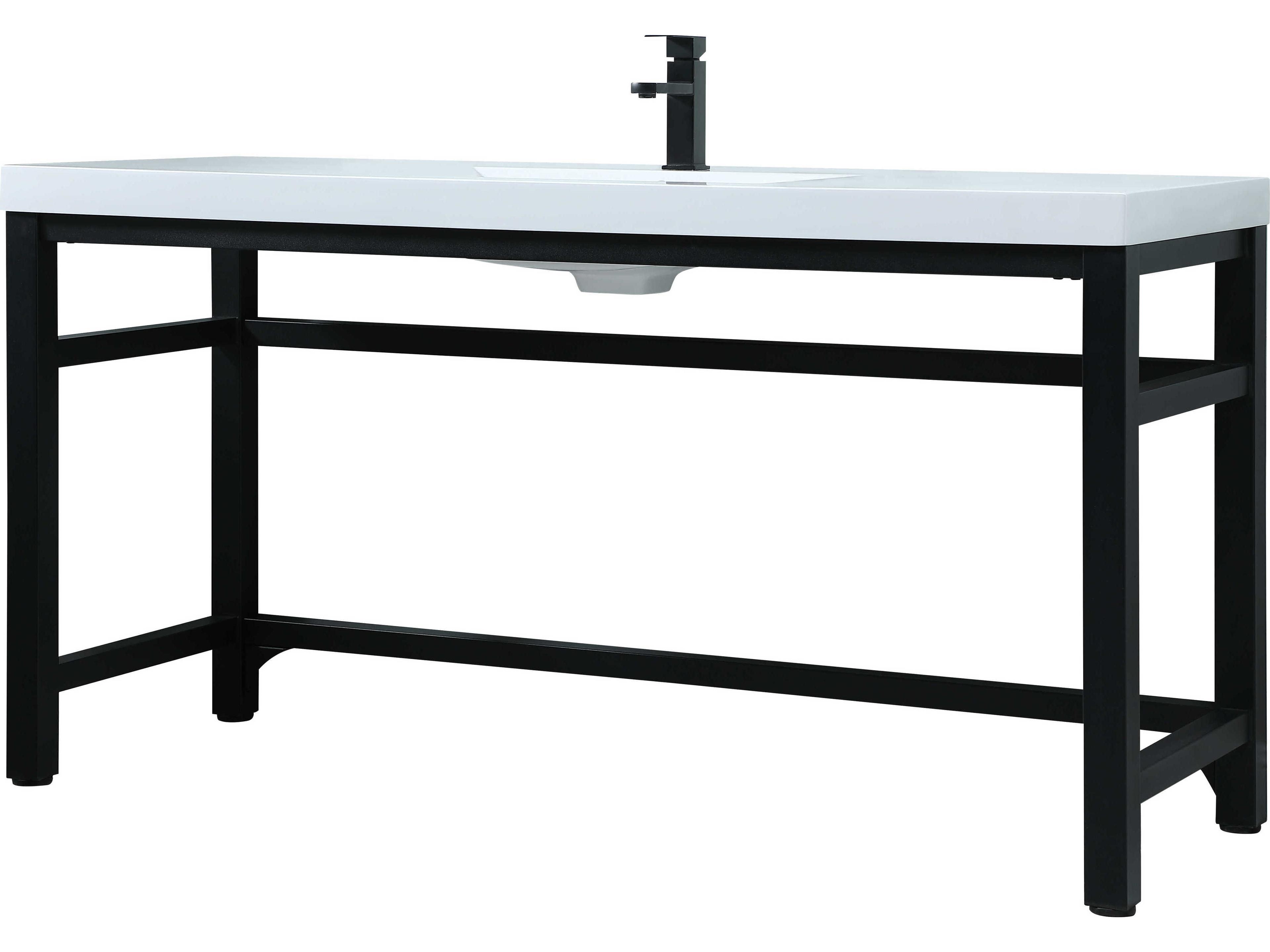 Elegant Lighting Raya Black ADA Compliant Vanity