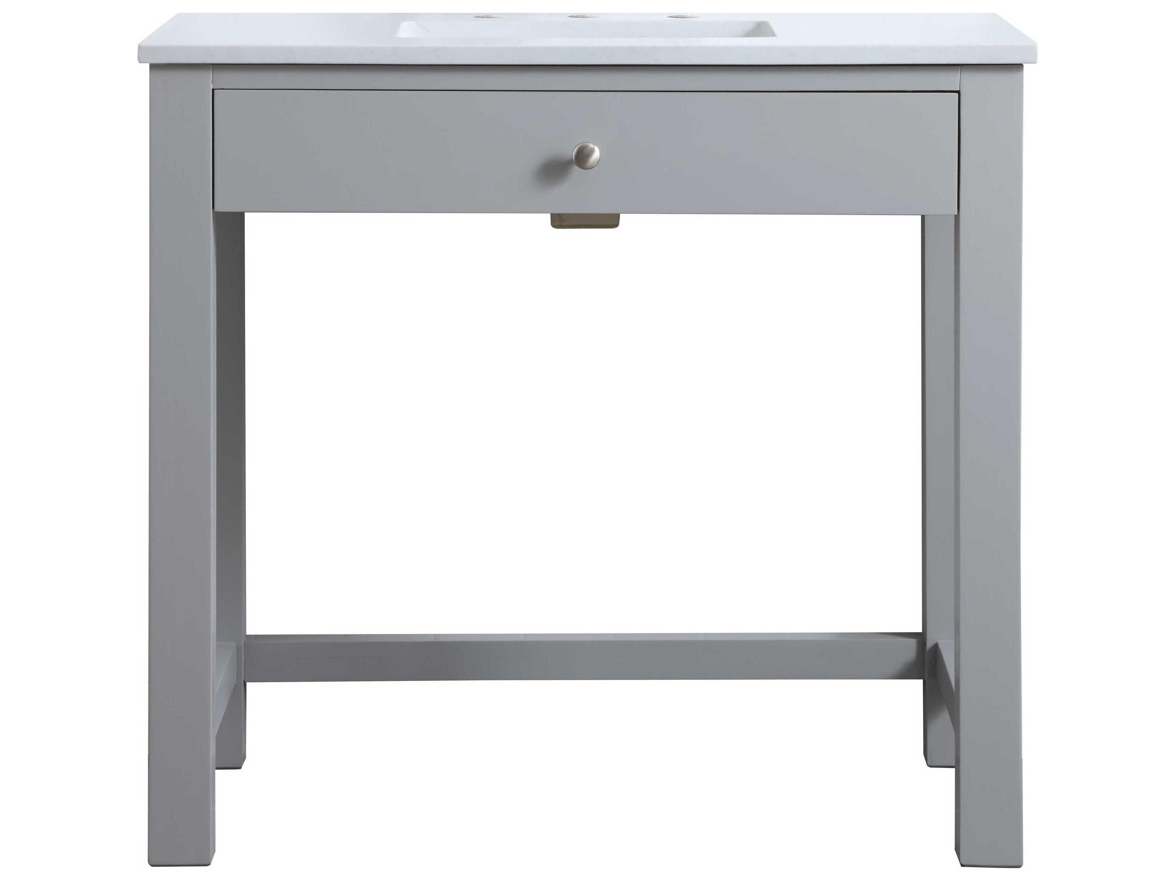 Elegant Lighting Hudson Grey ADA Compliant Vanity