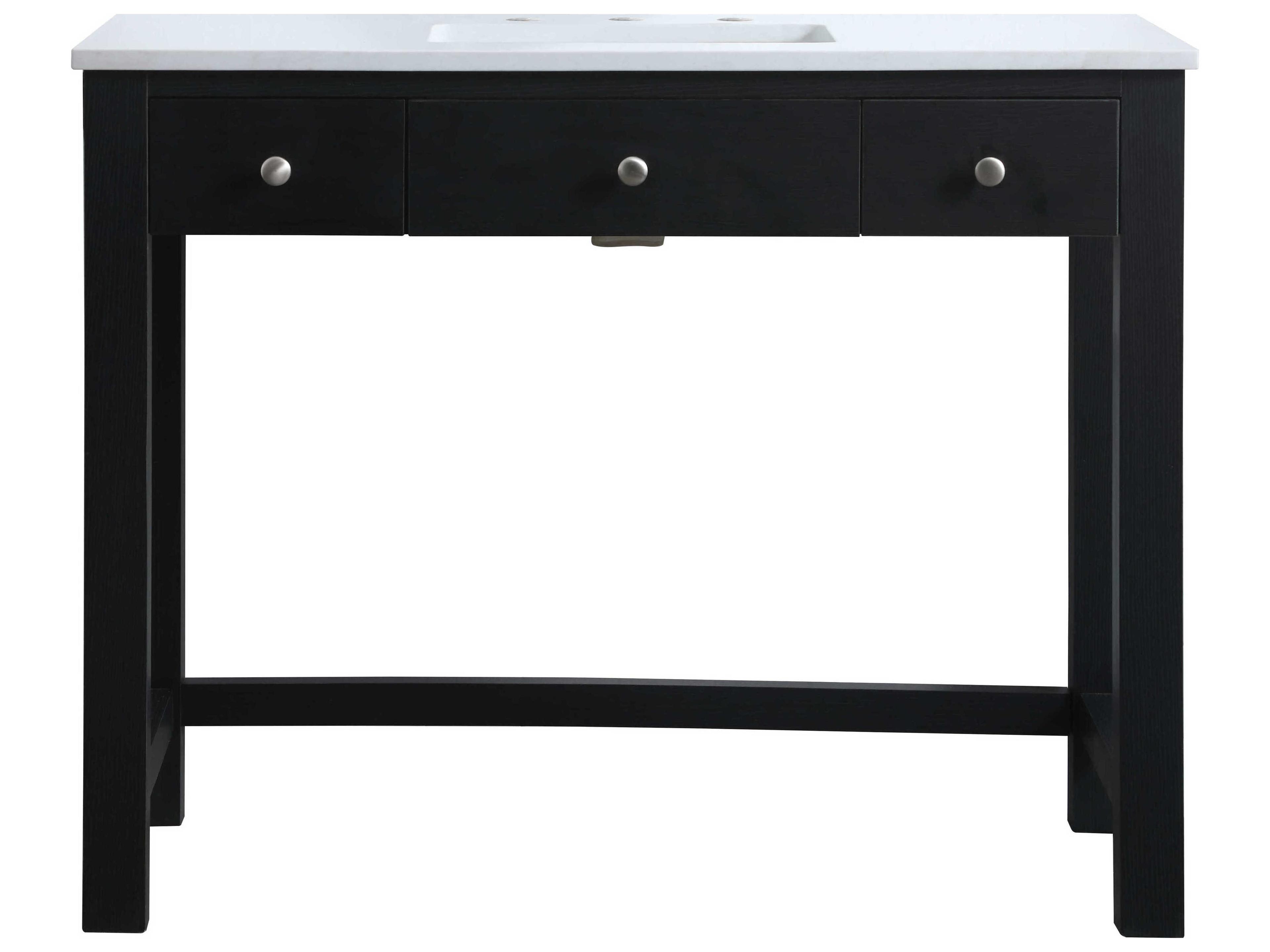 Elegant Lighting Hudson Black ADA Compliant Vanity