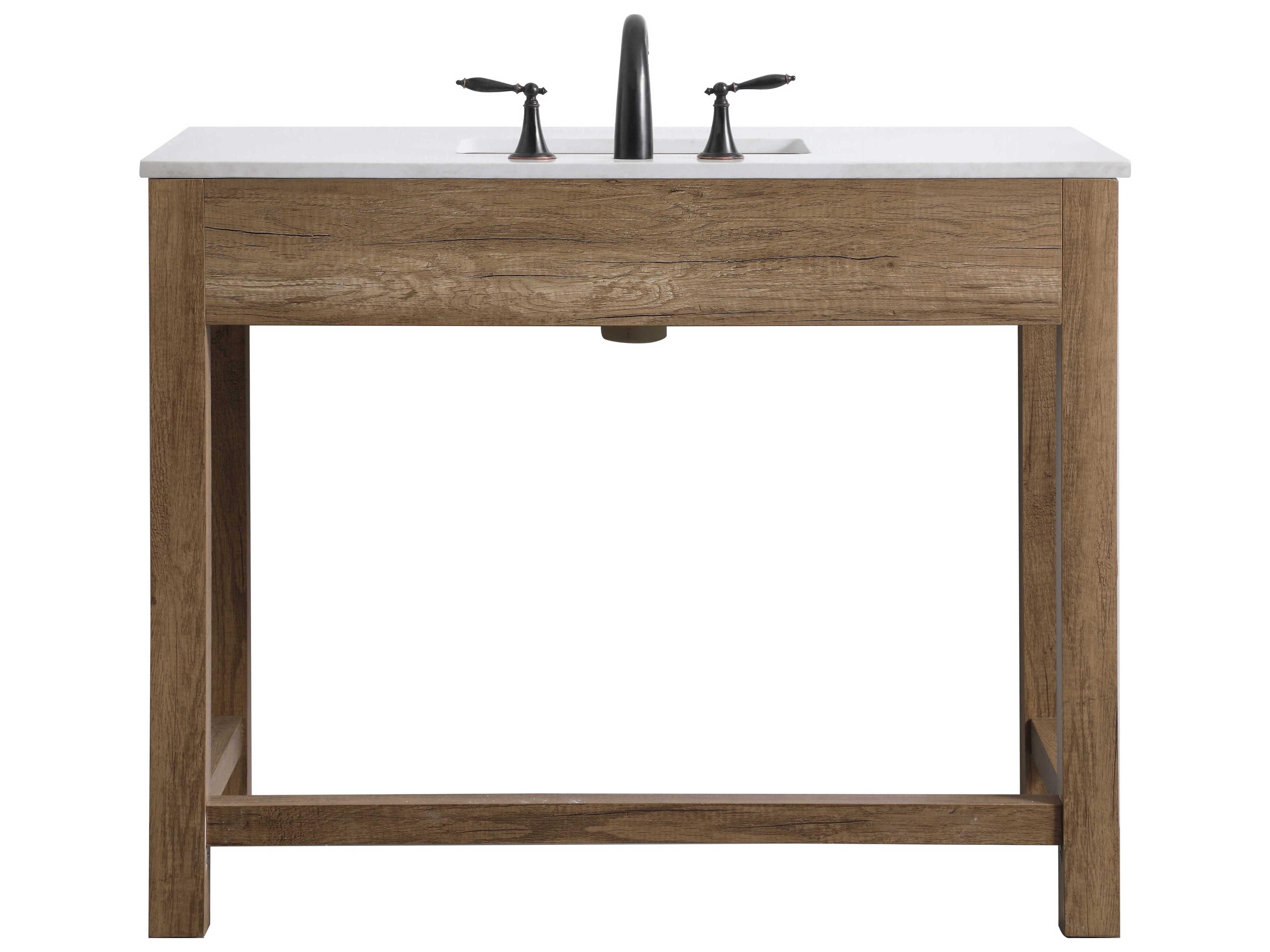 Elegant Lighting Hudson Natural Oak ADA Compliant Vanity