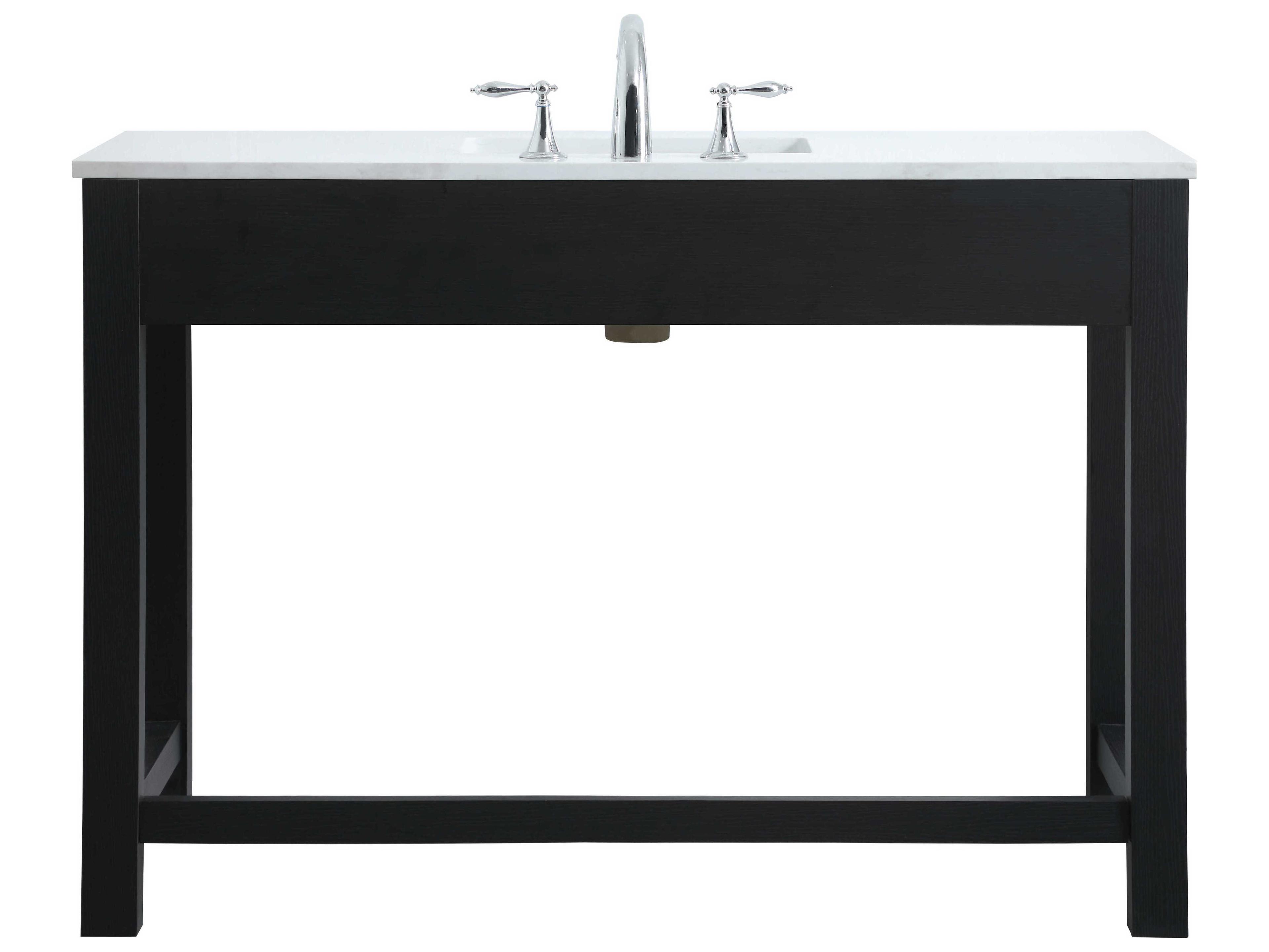 Elegant Lighting Hudson Black ADA Compliant Vanity