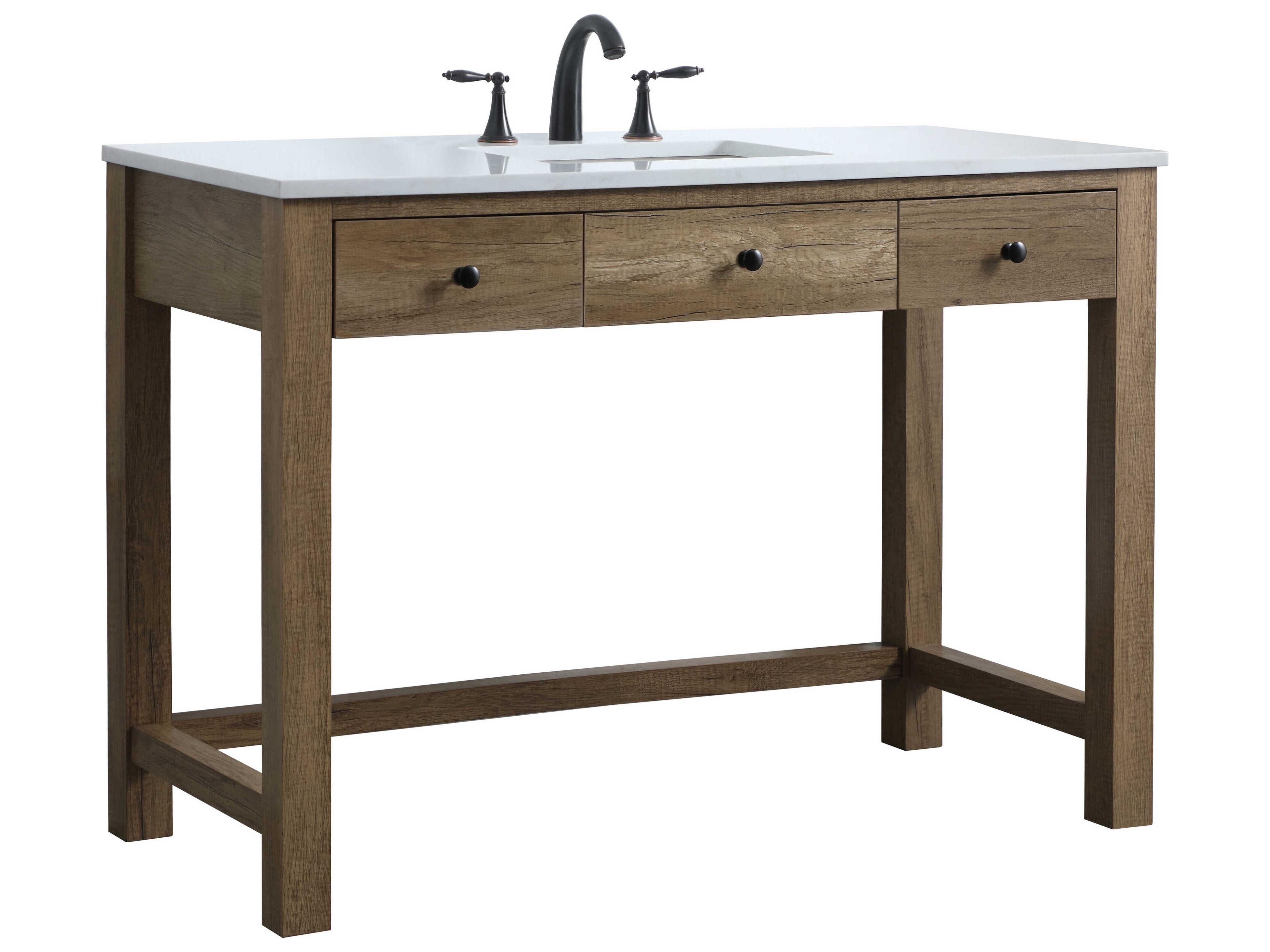 Elegant Lighting Hudson Natural Oak ADA Compliant Vanity