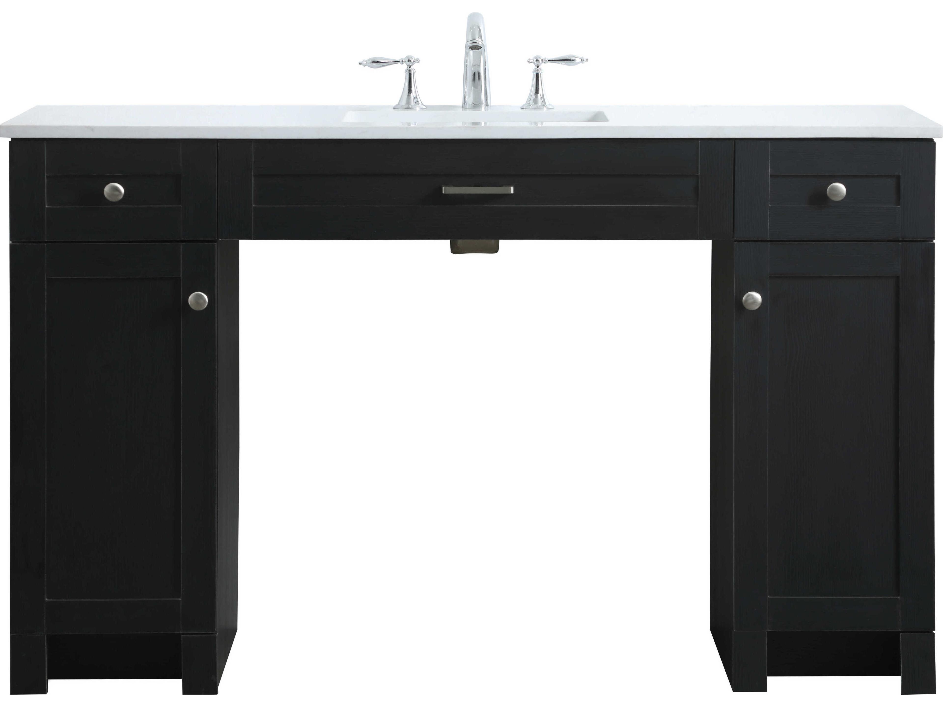 Elegant Lighting Cooper Black ADA Compliant Vanity