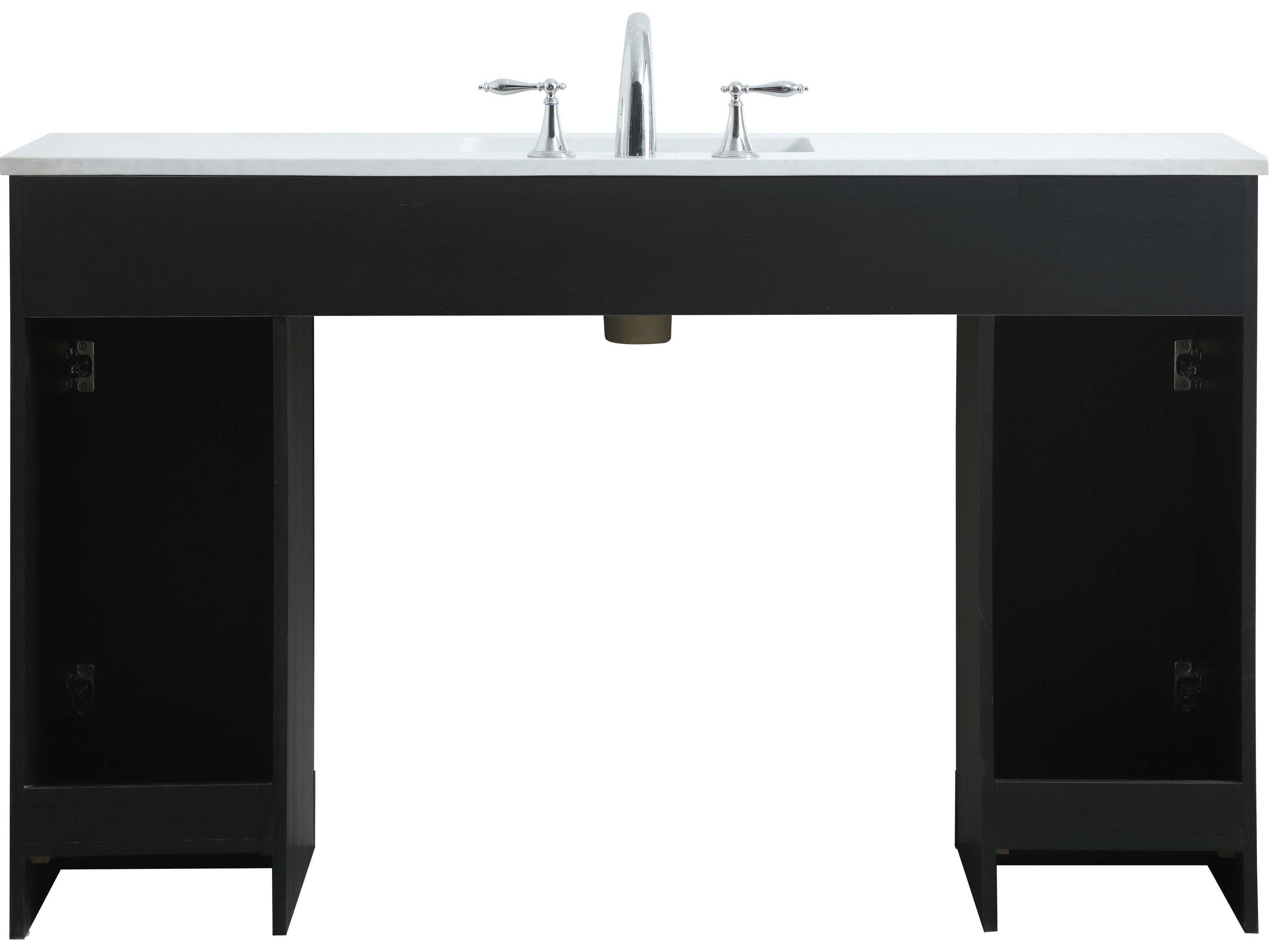 Elegant Lighting Cooper Black ADA Compliant Vanity