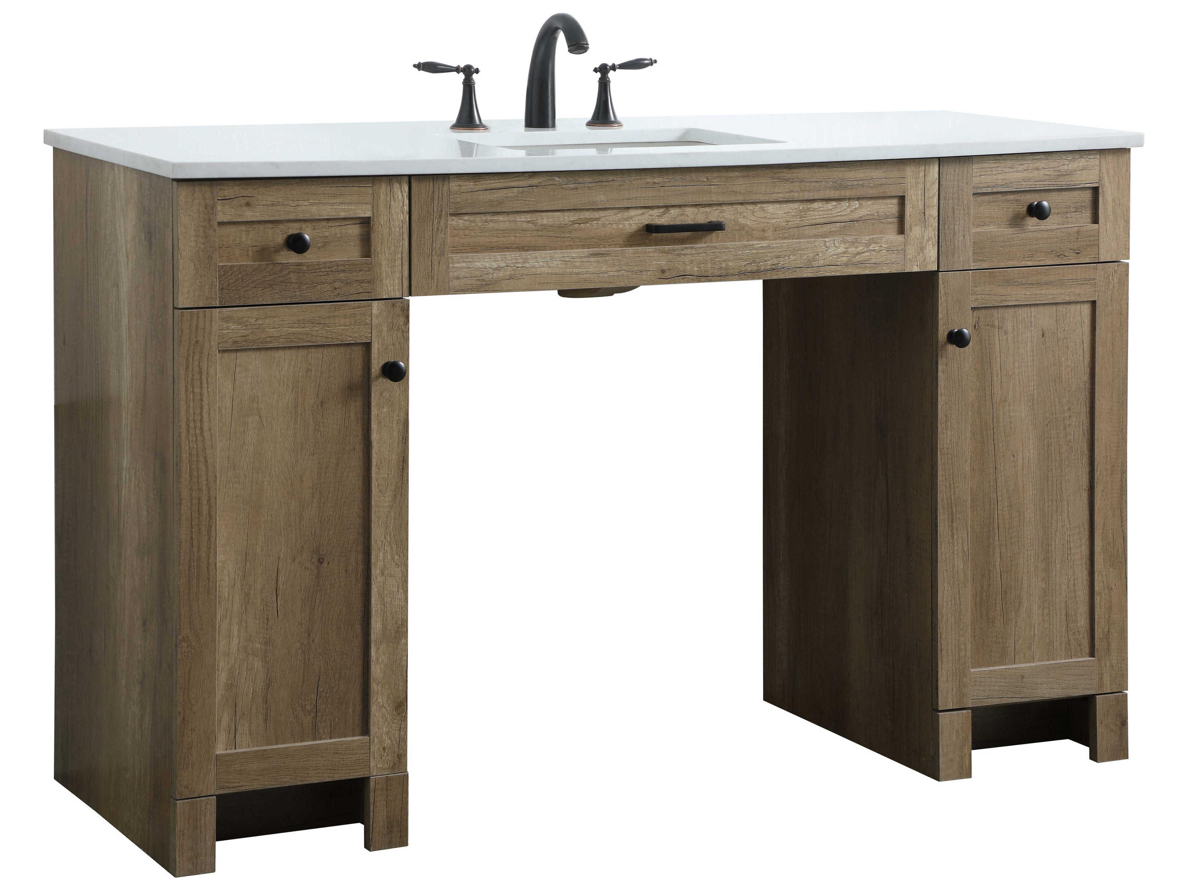 Elegant Lighting Cooper Natural Oak ADA Compliant Vanity