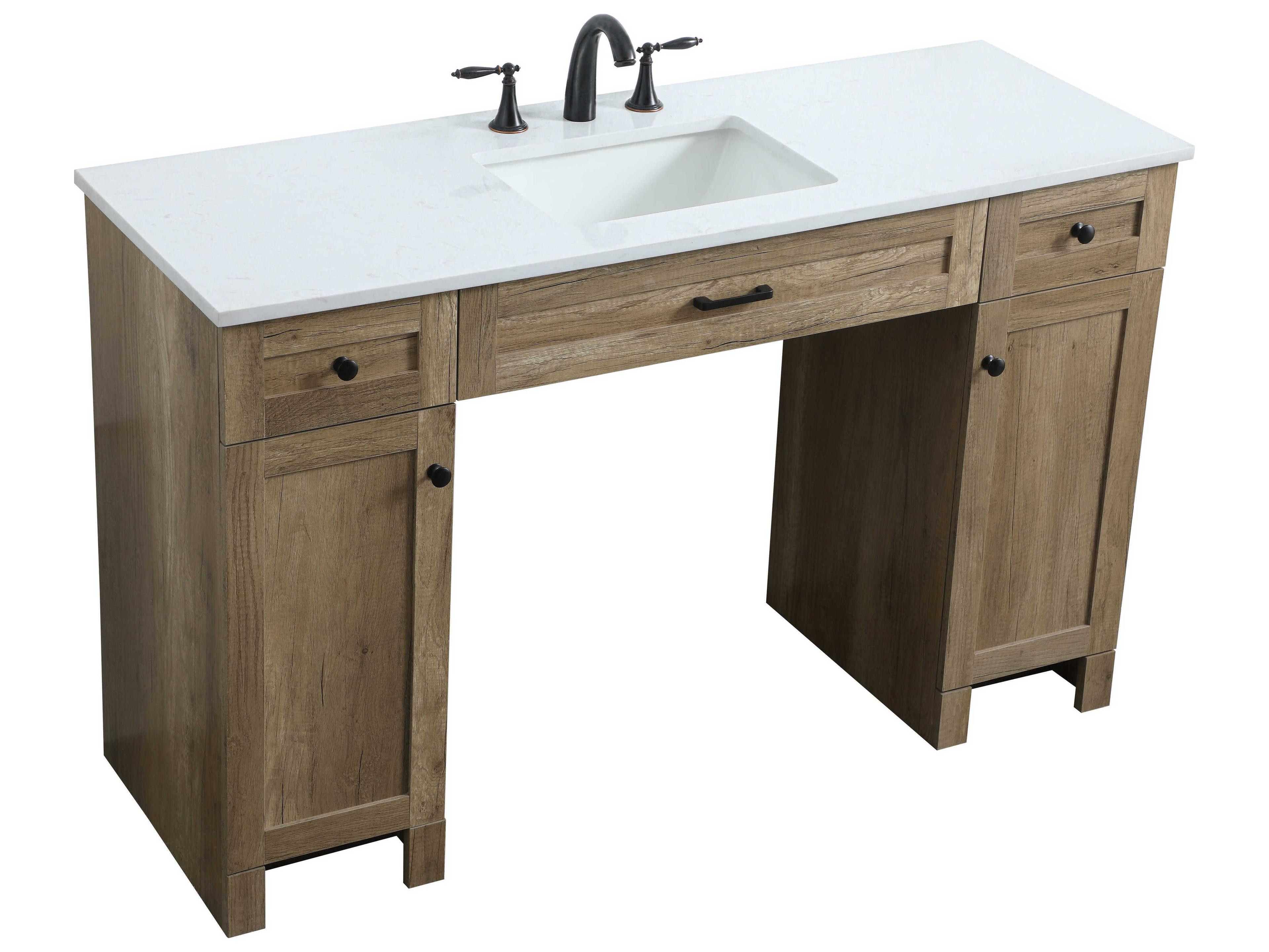 Elegant Lighting Cooper Natural Oak ADA Compliant Vanity