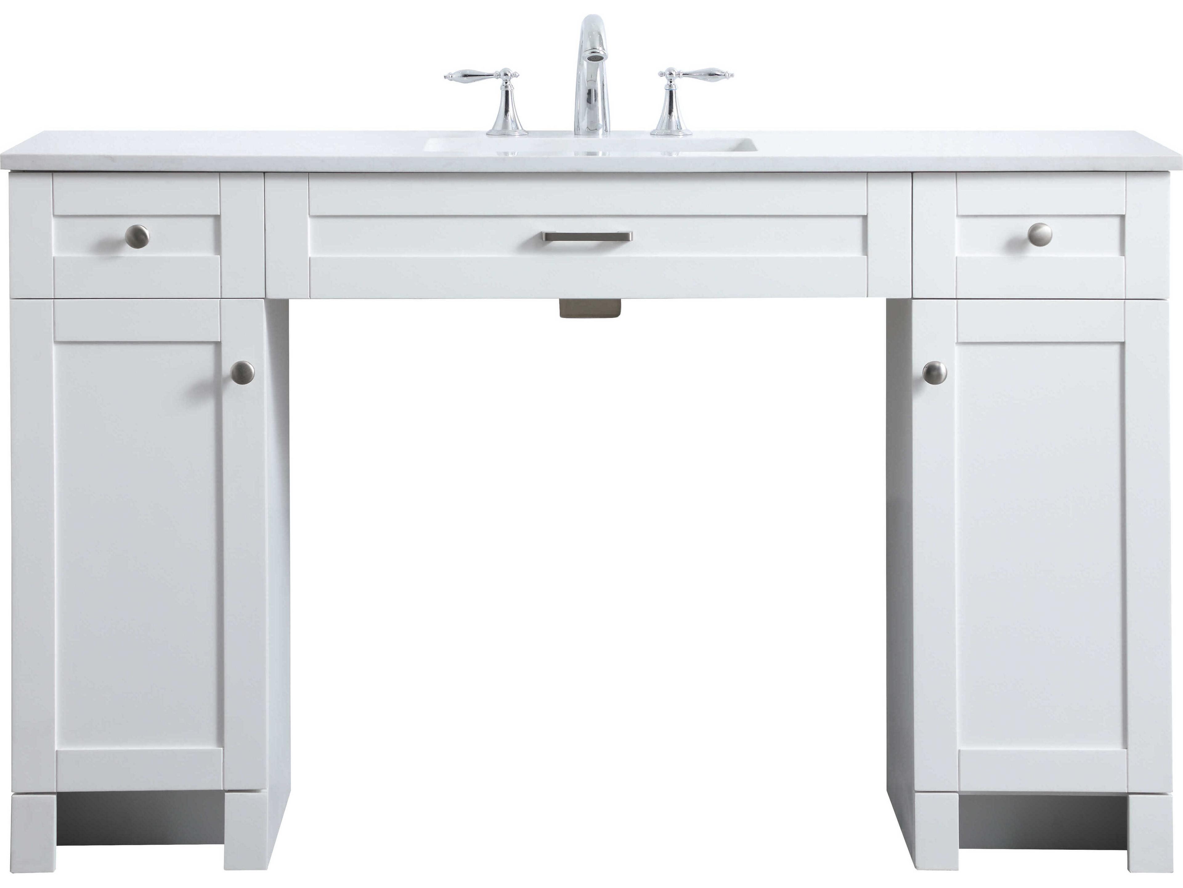 Elegant Lighting Cooper White ADA Compliant Vanity