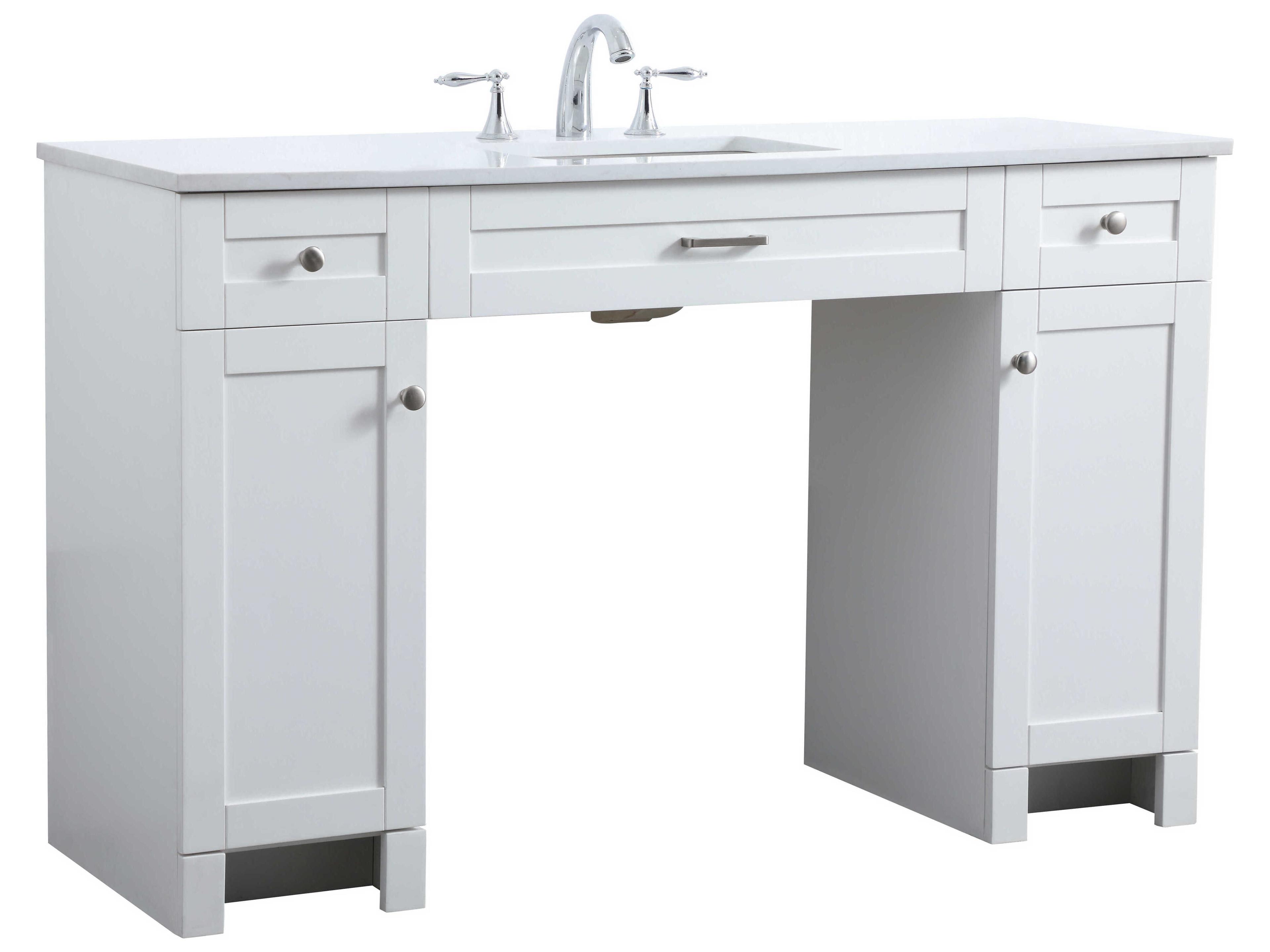 Elegant Lighting Cooper White ADA Compliant Vanity