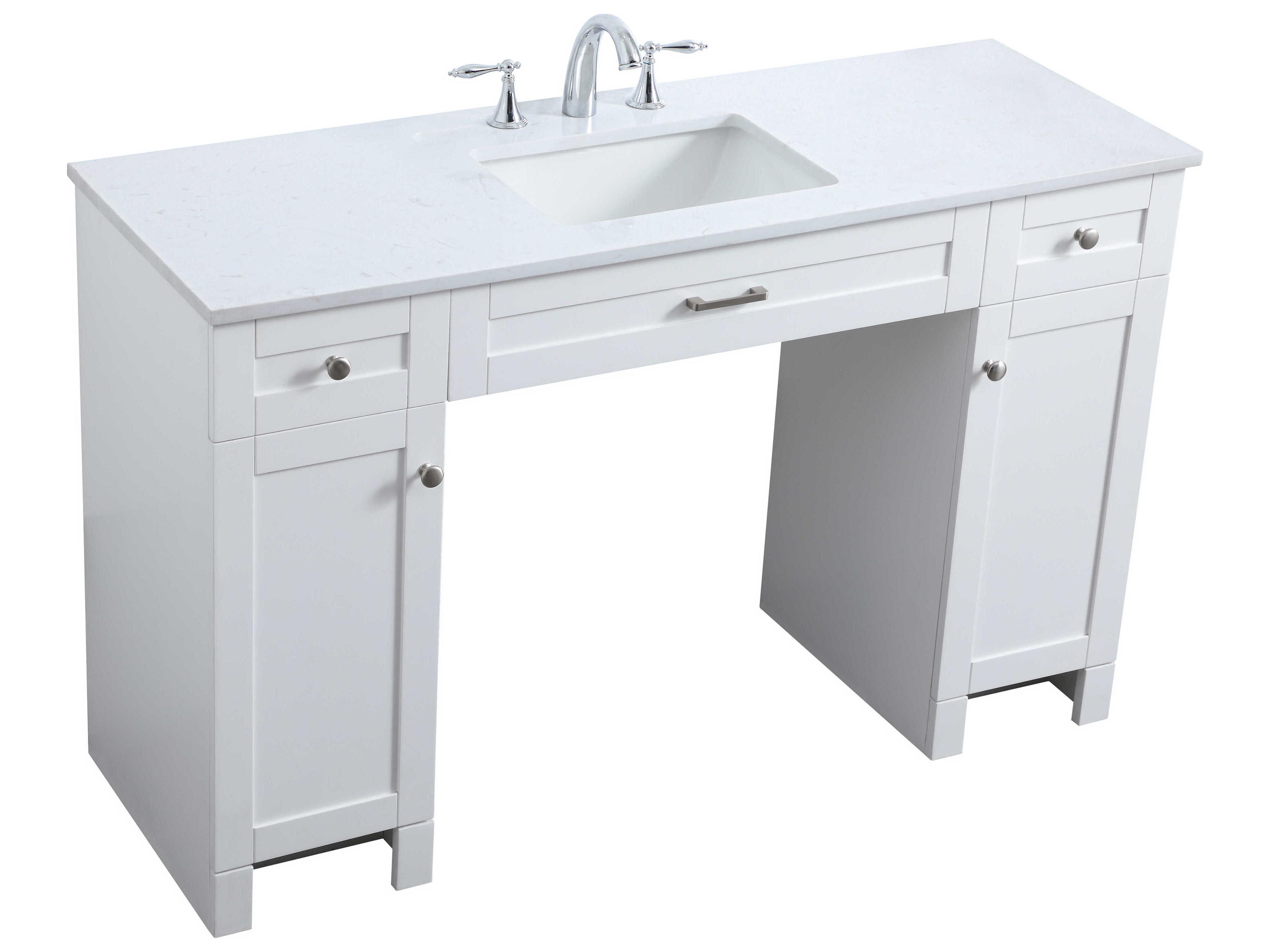 Elegant Lighting Cooper White ADA Compliant Vanity