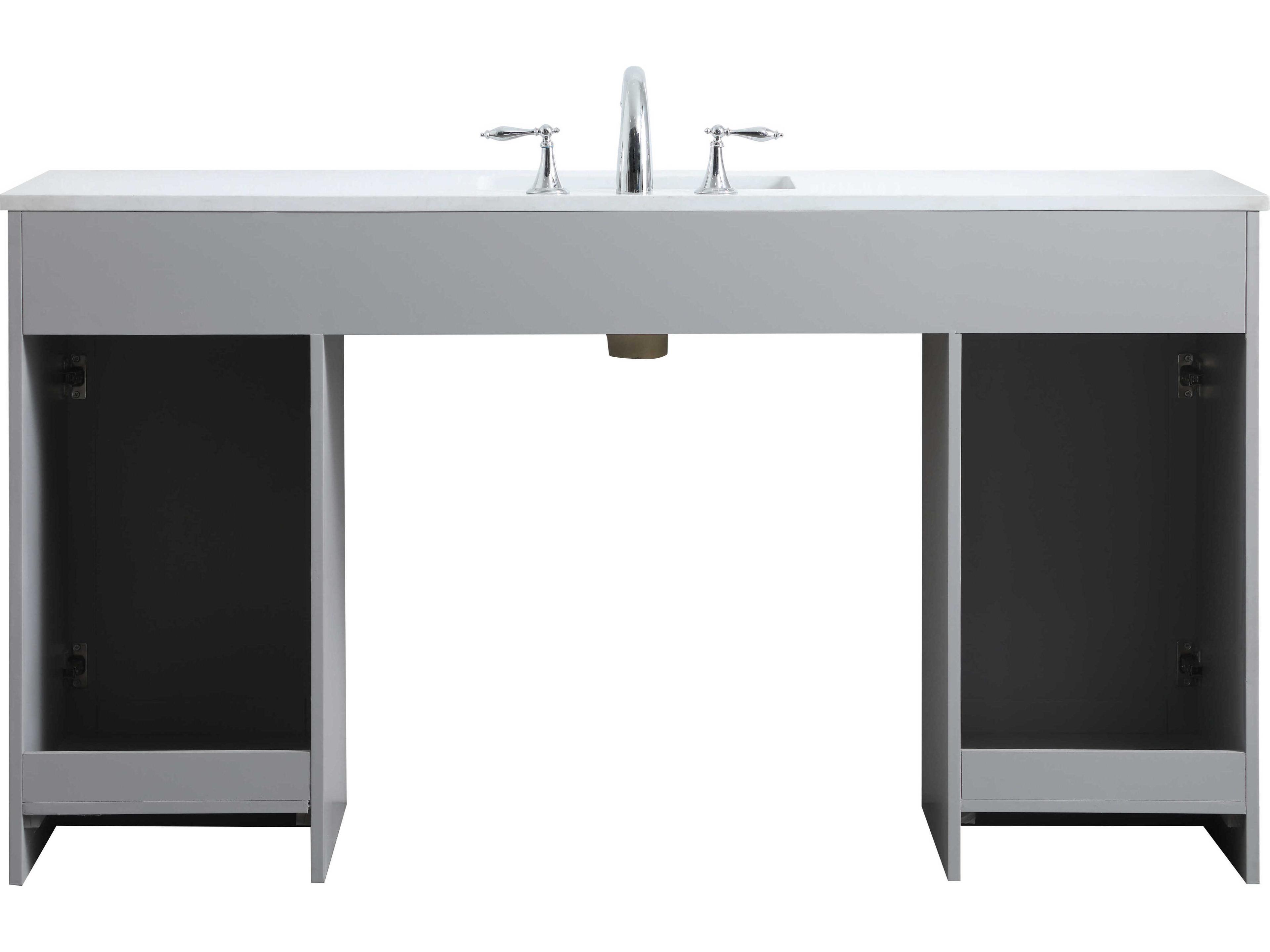 Elegant Lighting Cooper Grey ADA Compliant Vanity