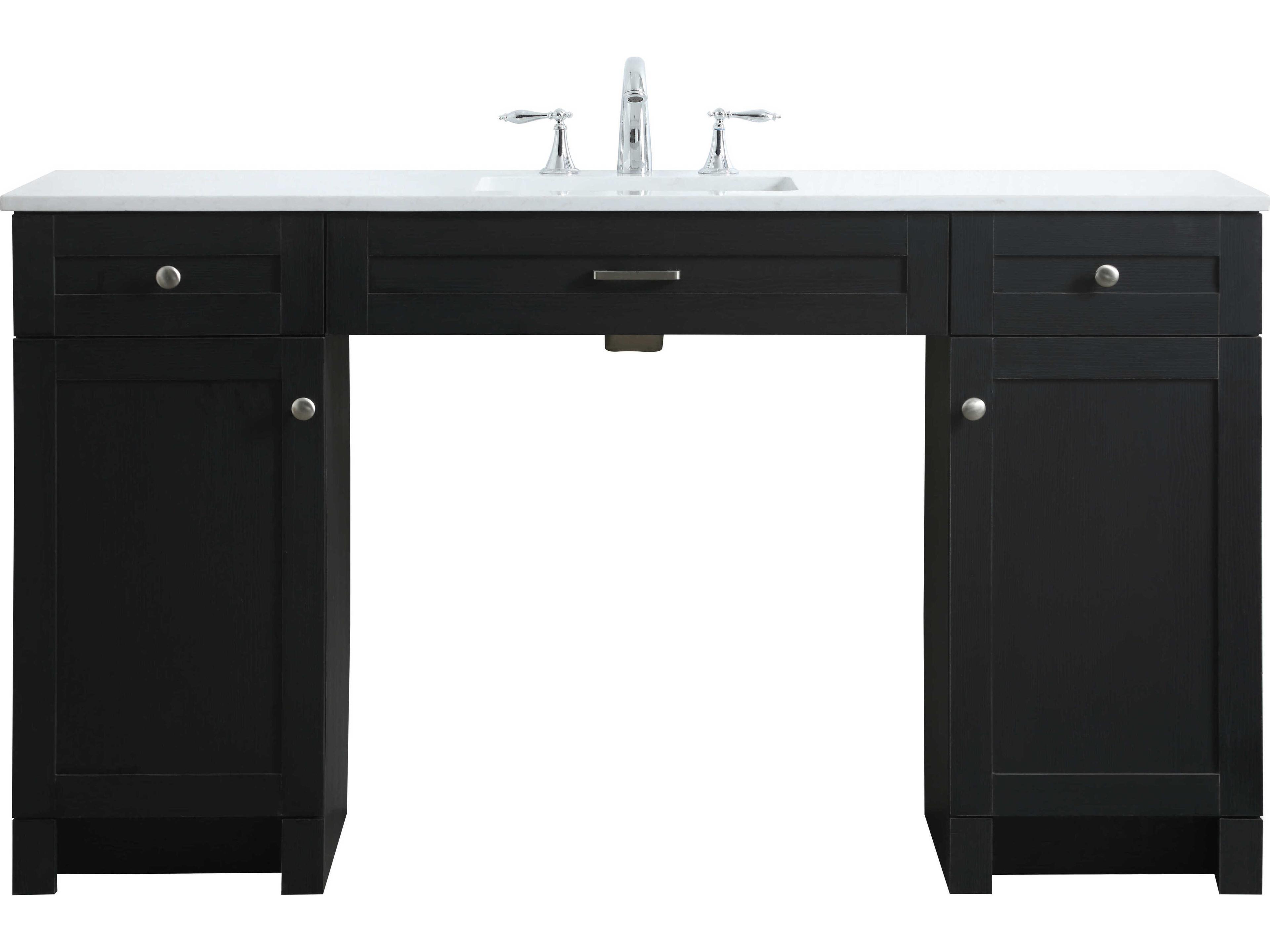 Elegant Lighting Cooper Black ADA Compliant Vanity